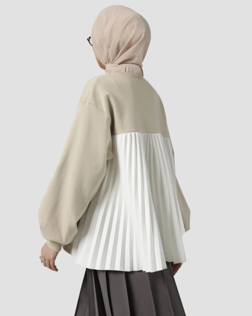 Image of Sabamodest X IKYK Pleated Sweater