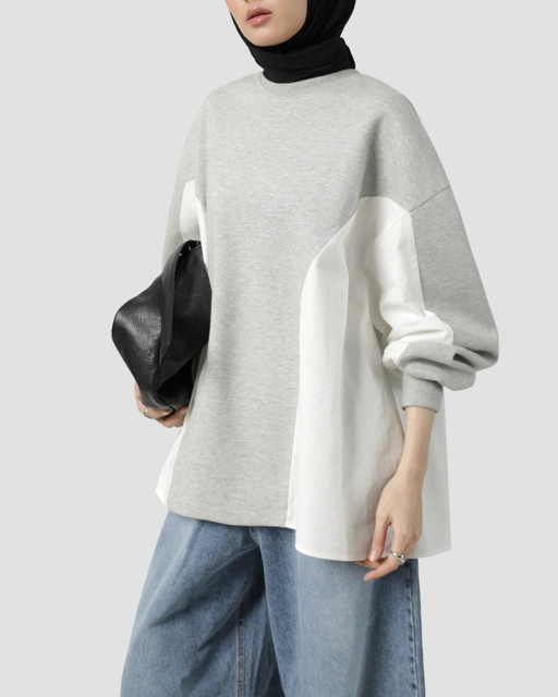 Image of Sabamodest X IKYK Poplin Sweater
