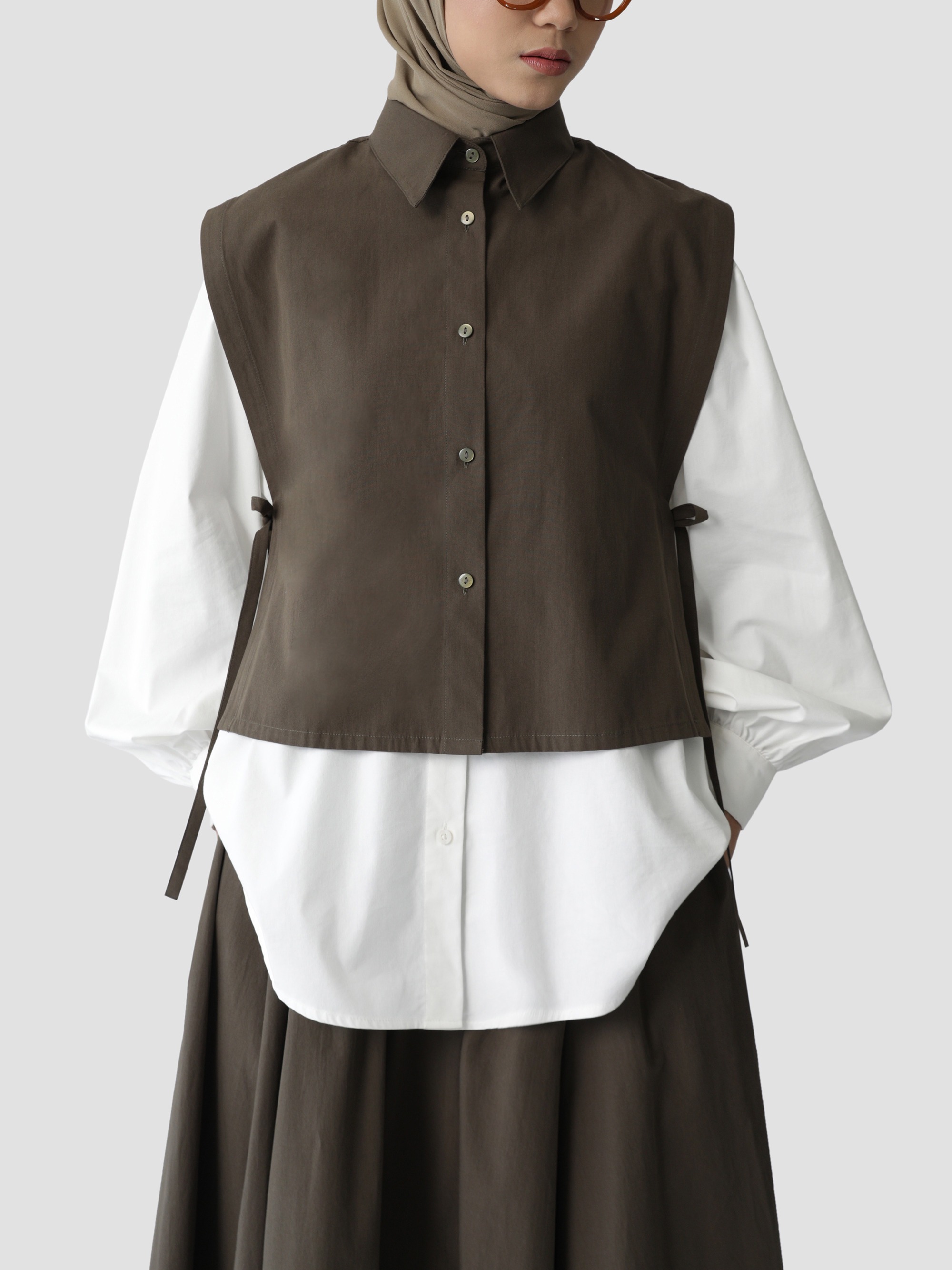 SALE Sabamodest Poplin Vest