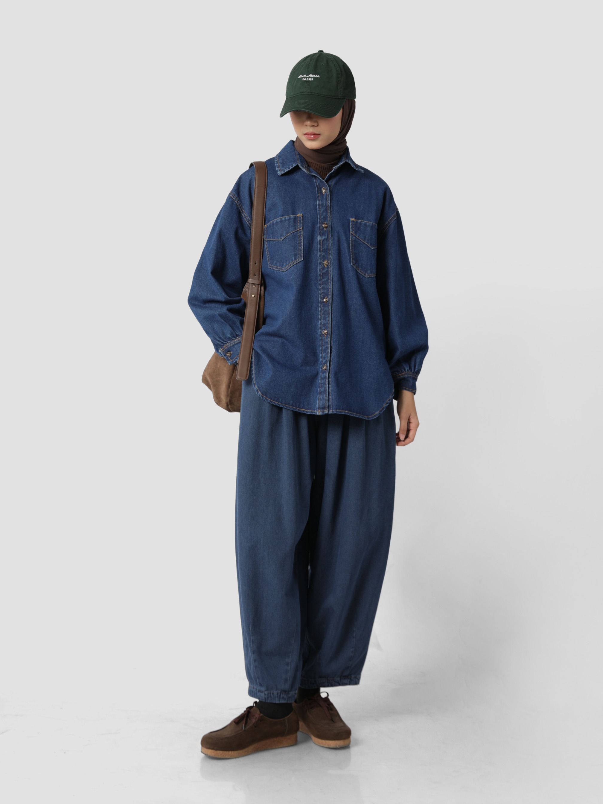 Sabamodest Puffy Denim Shirt