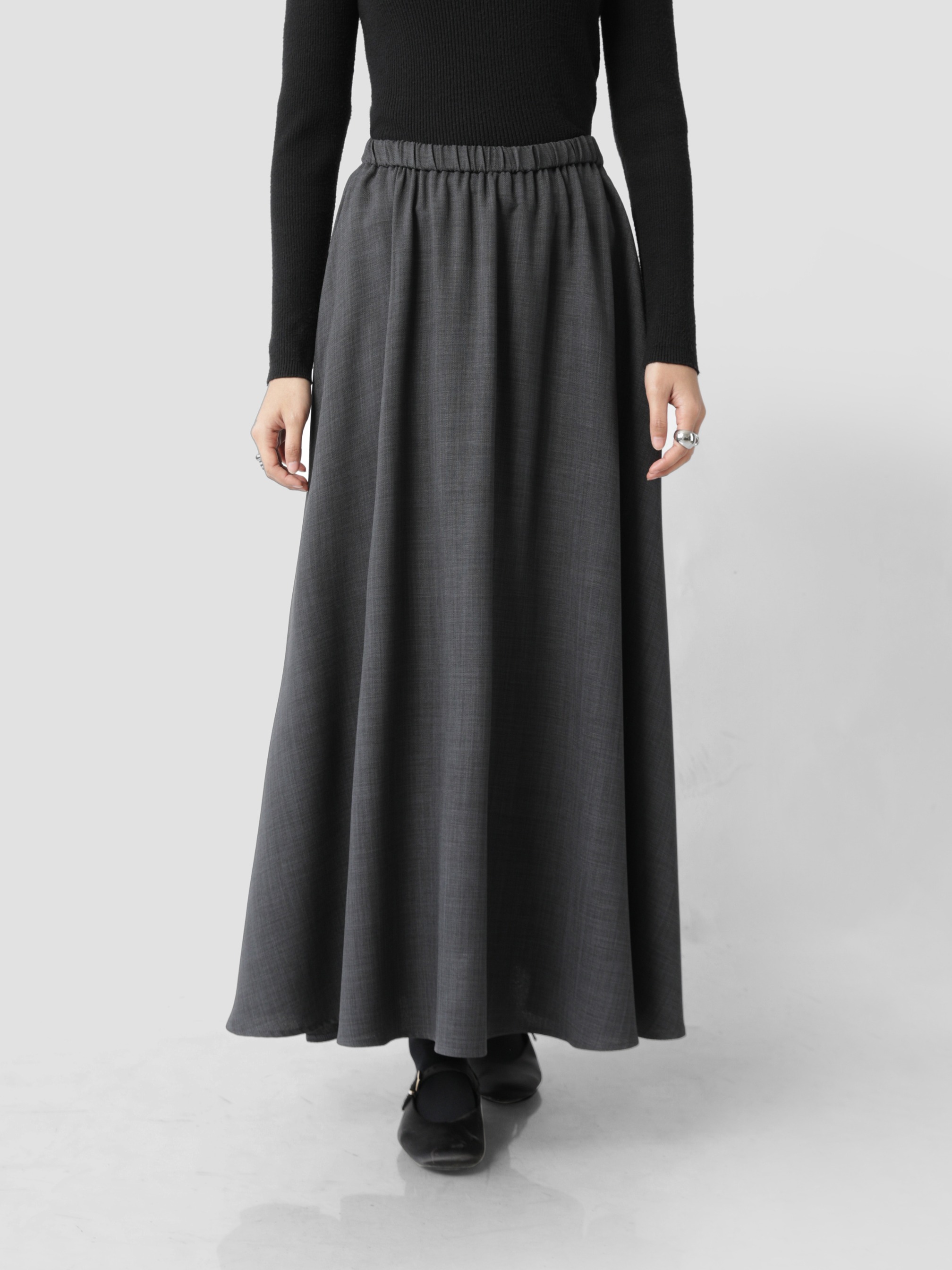 Sabamodest Button Loose Shirt & Flowing Skirt
