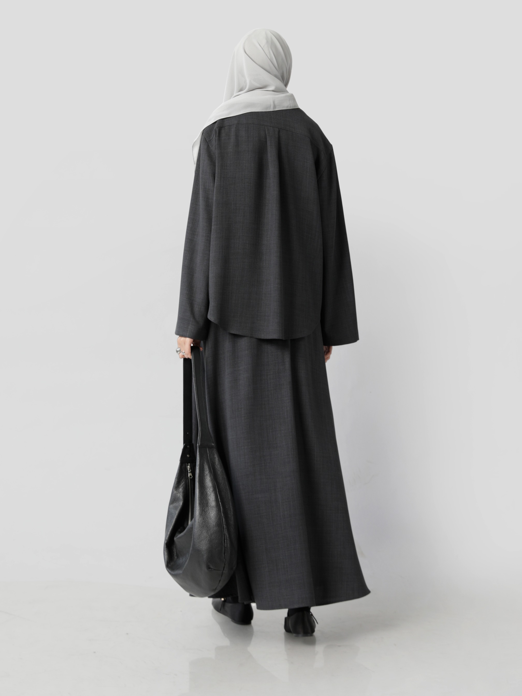 Sabamodest Button Loose Shirt & Flowing Skirt