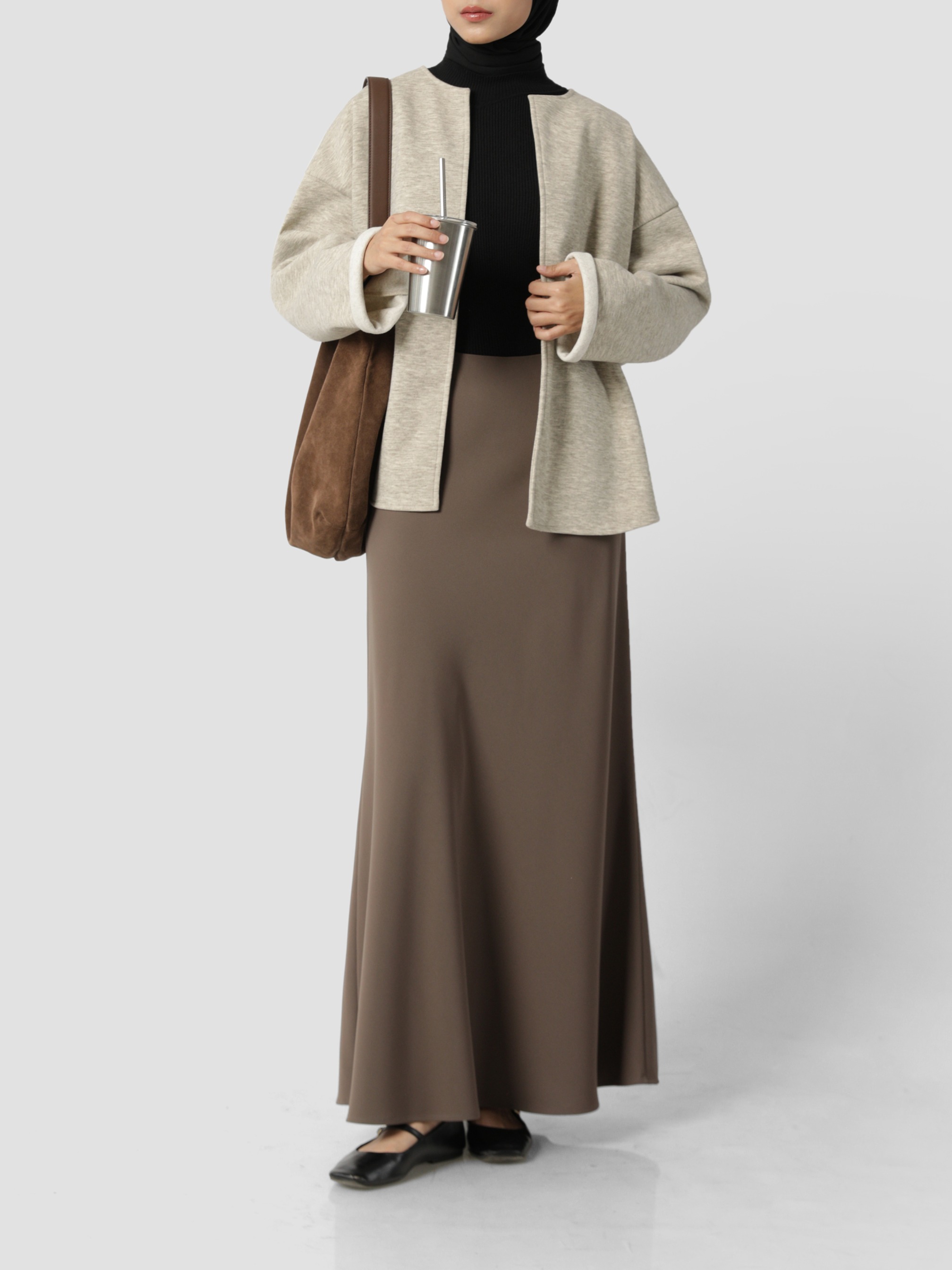 Sabamodest Crepe Slip Skirt