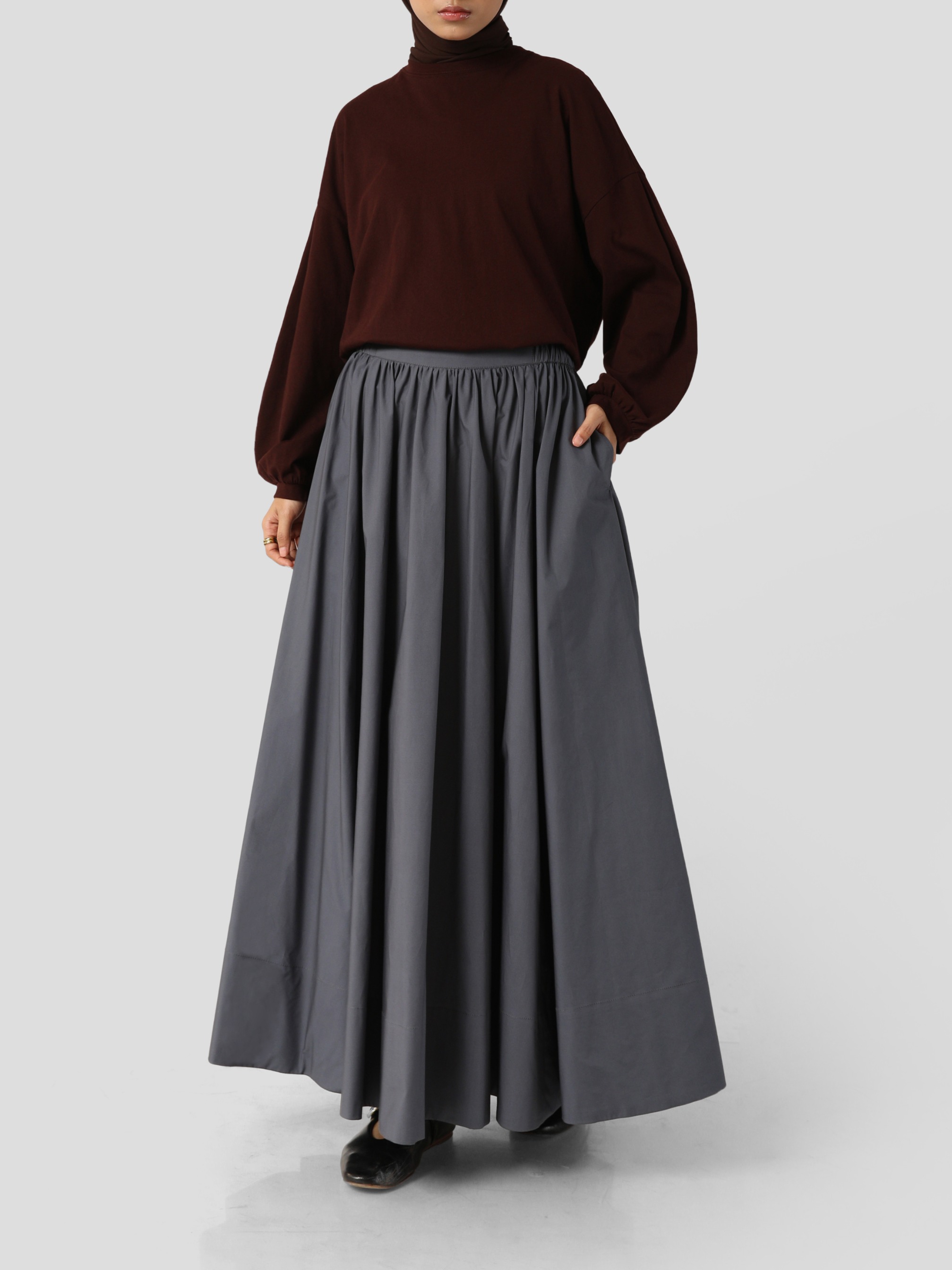 Sabamodest Luxe Poplin Skirt