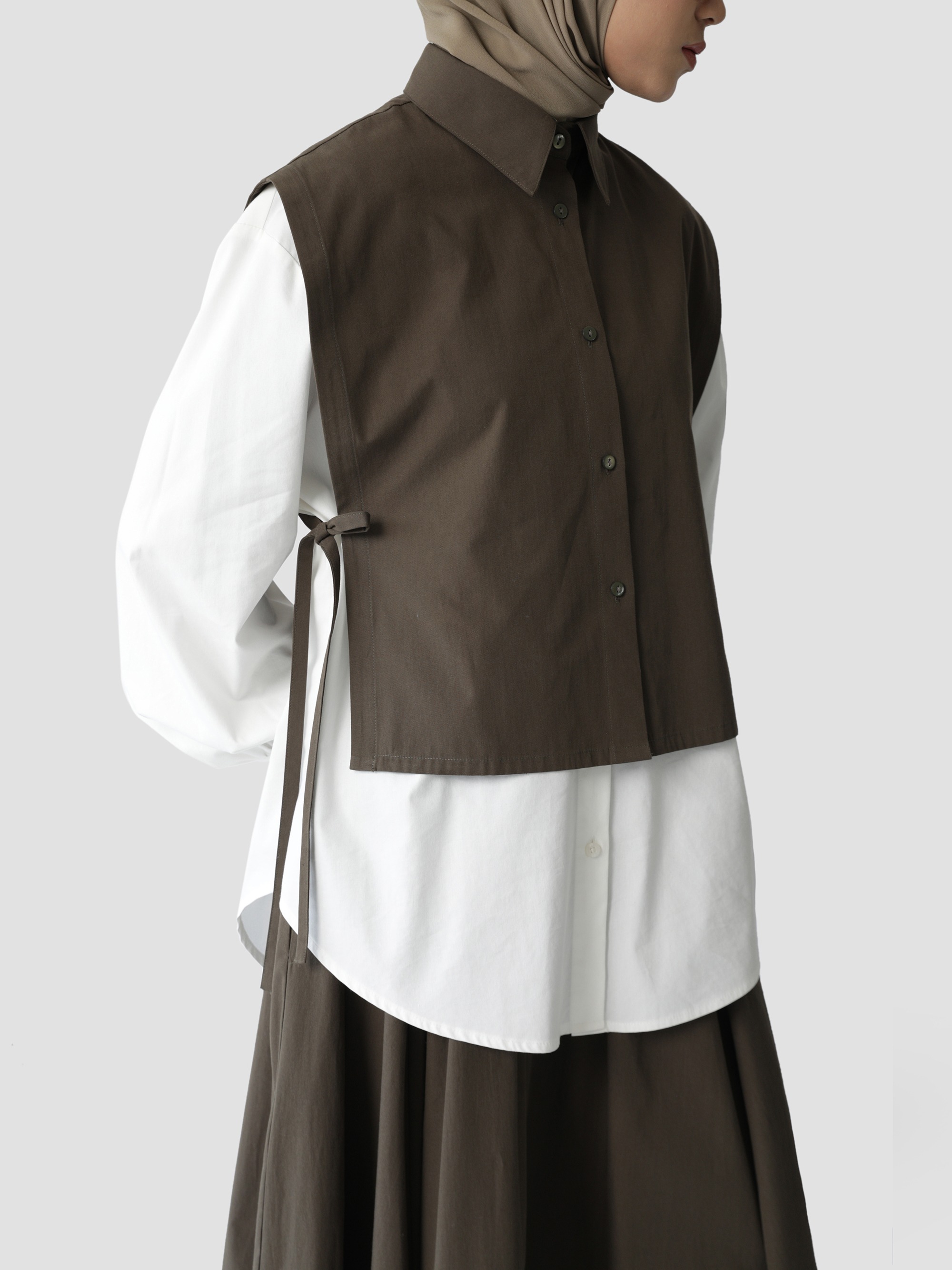 SALE Sabamodest Poplin Vest