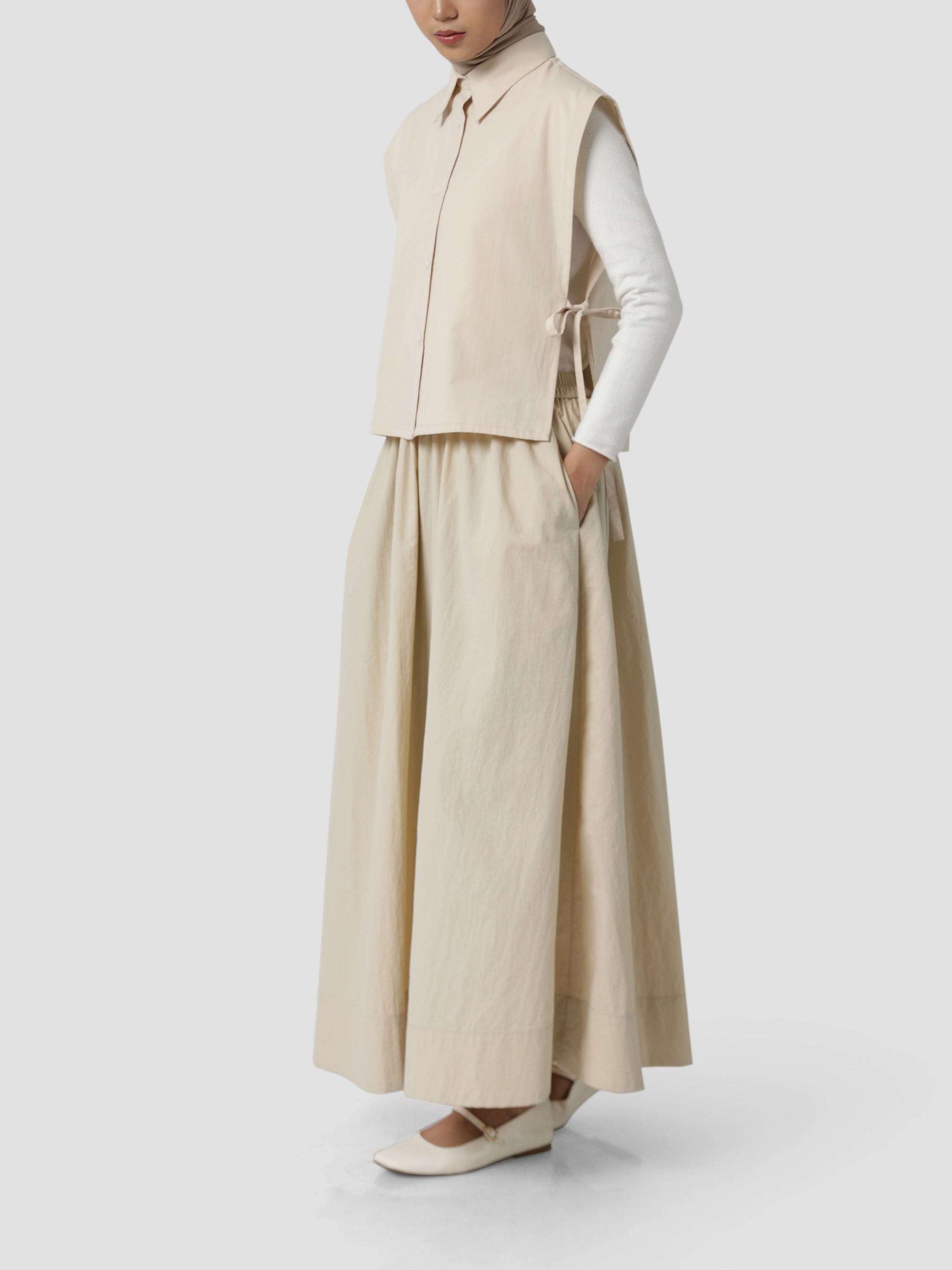 SALE Sabamodest Poplin Vest