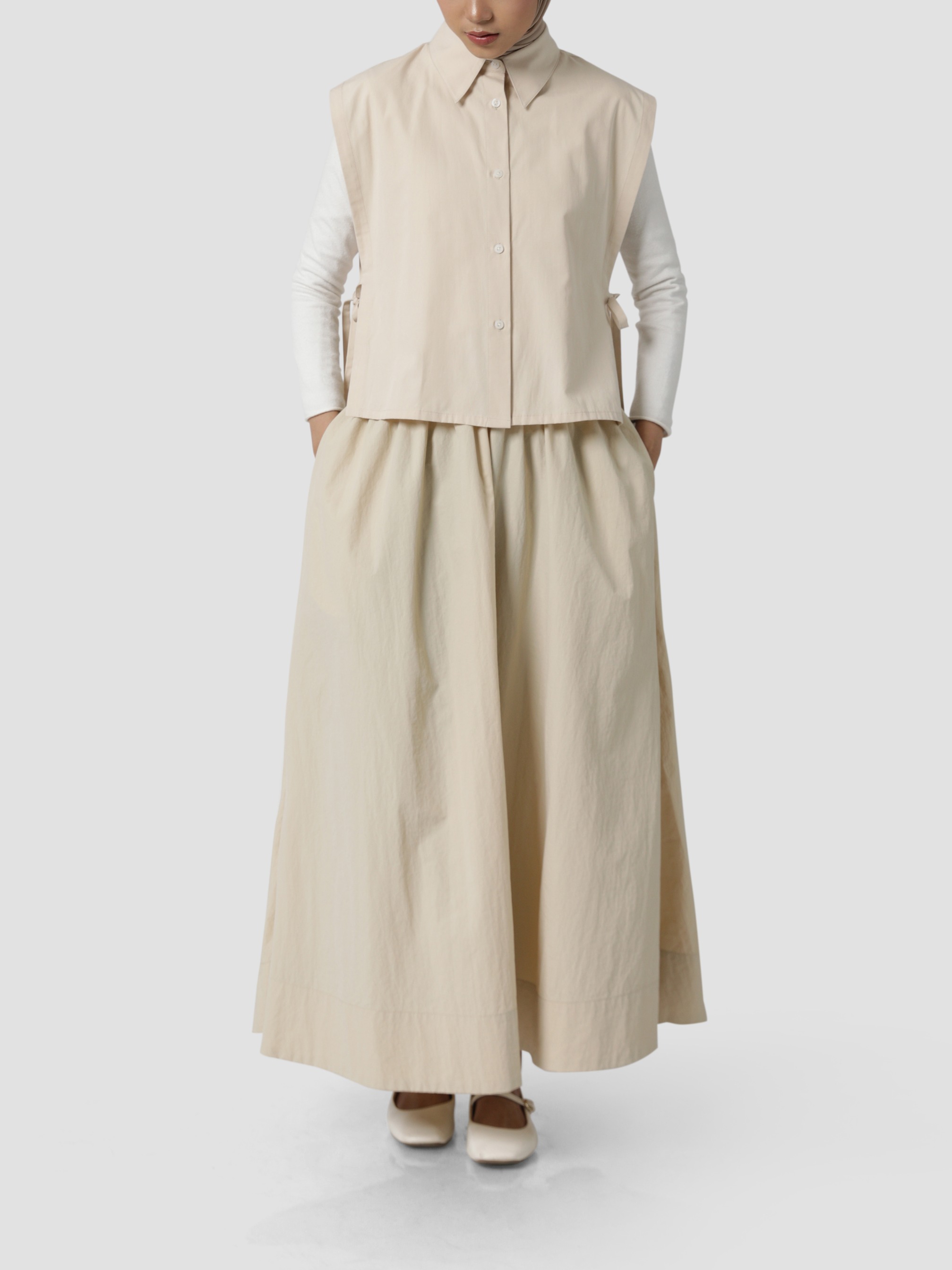 SALE Sabamodest Poplin Vest