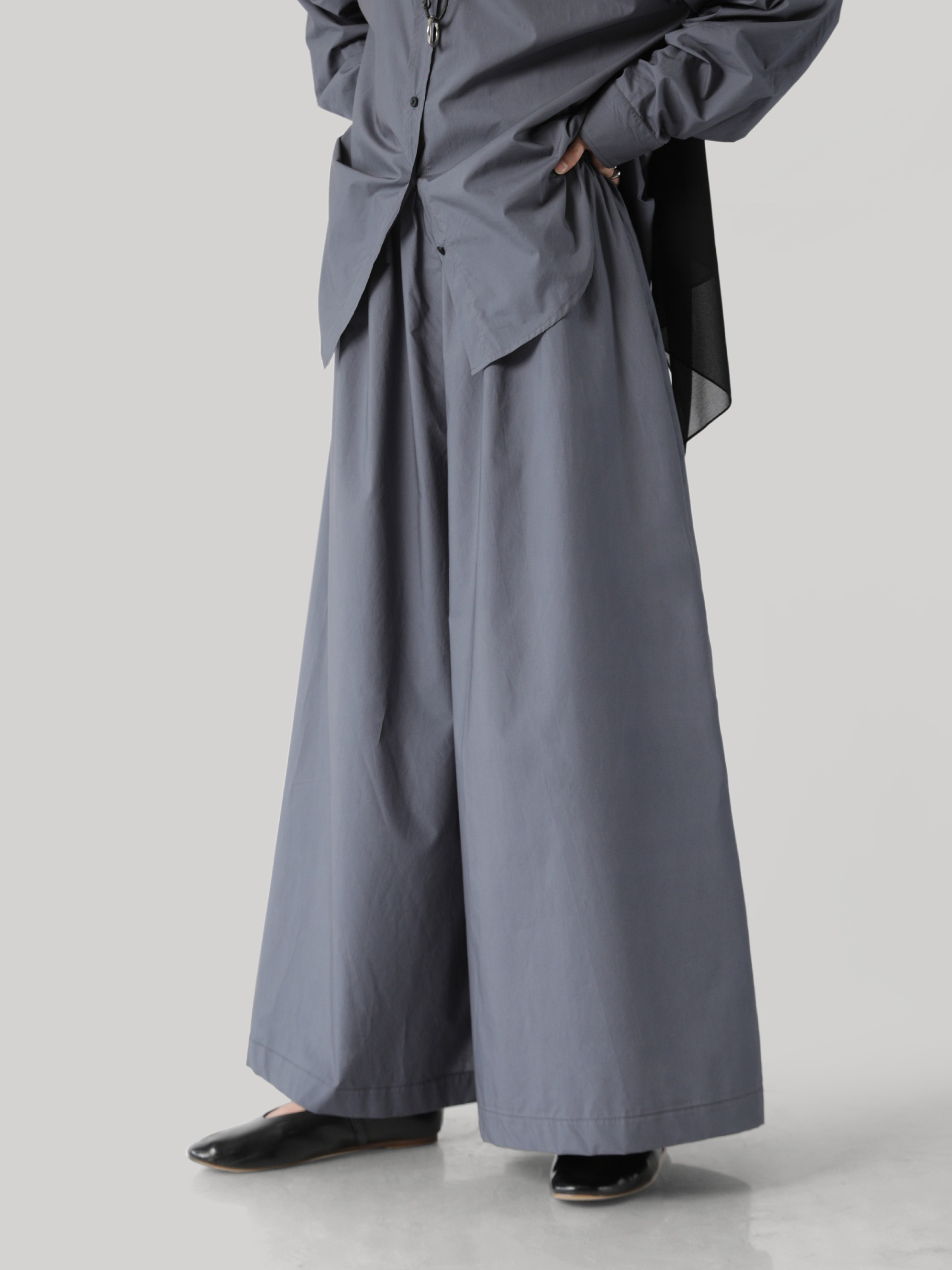 Sabamodest Poplin Loose Shirt & Adjustable Skirt Pants