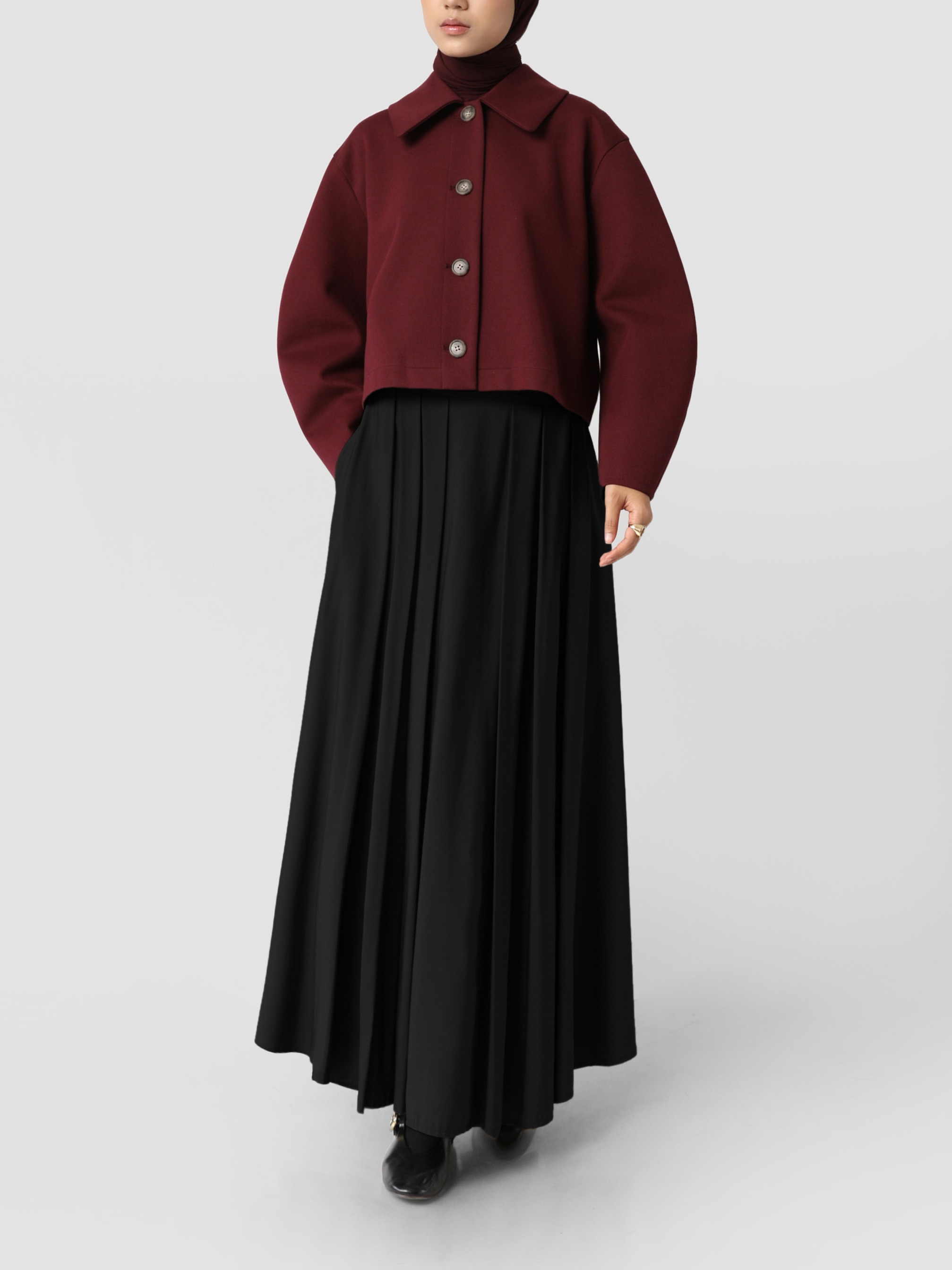 Sabamodest Bonded Cotton Tulip Jacket