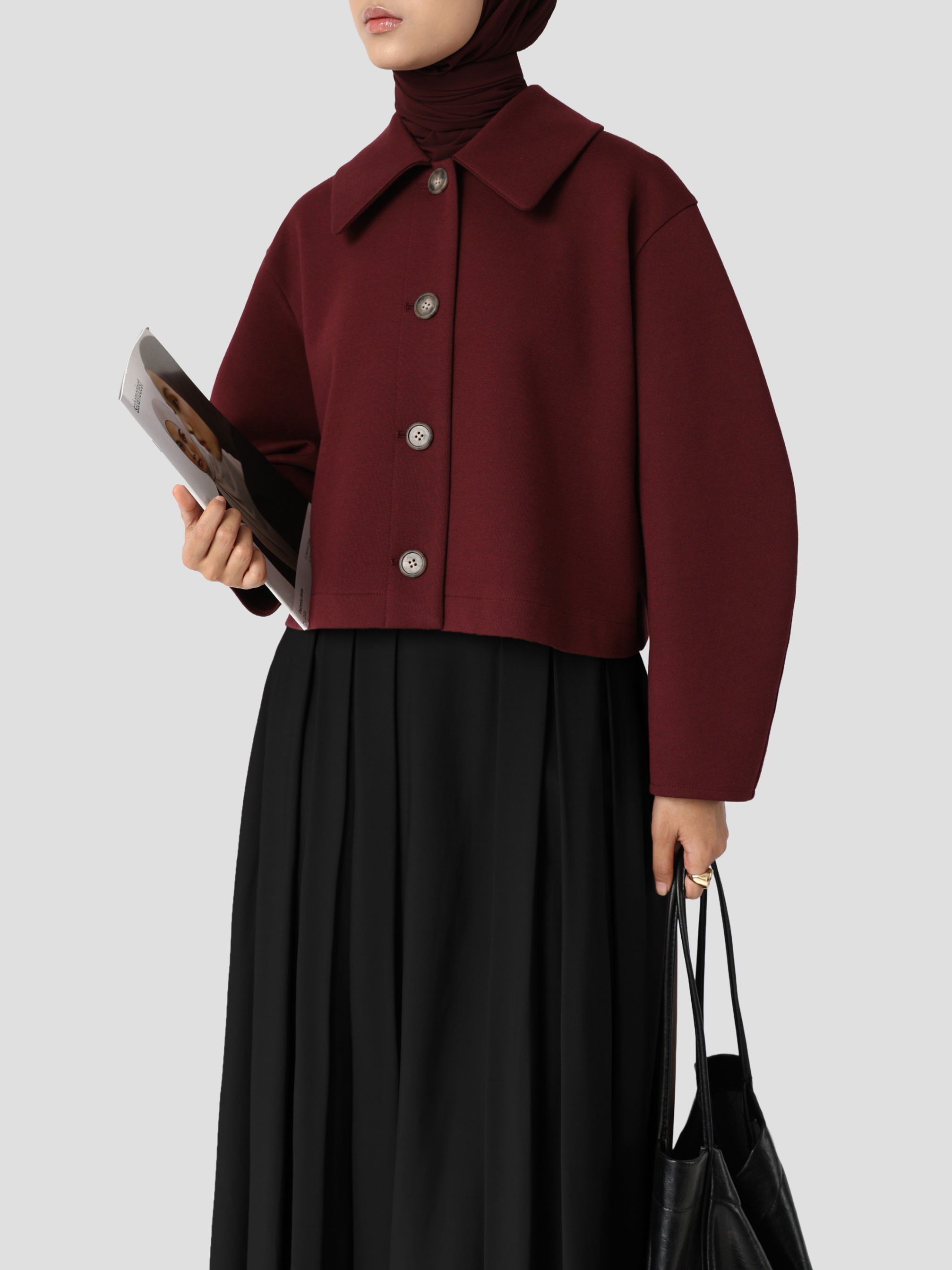 Sabamodest Bonded Cotton Tulip Jacket