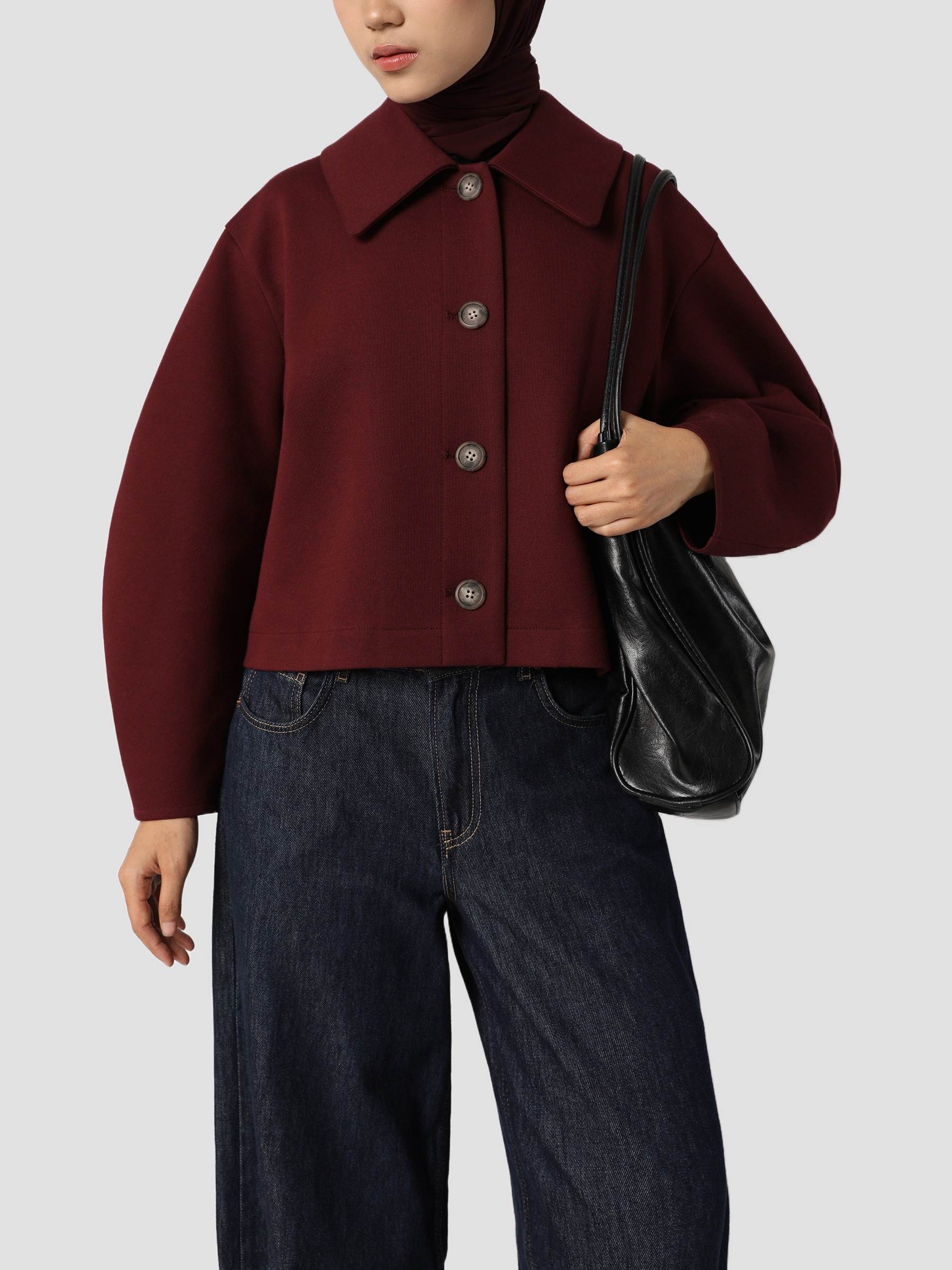 Sabamodest Bonded Cotton Tulip Jacket