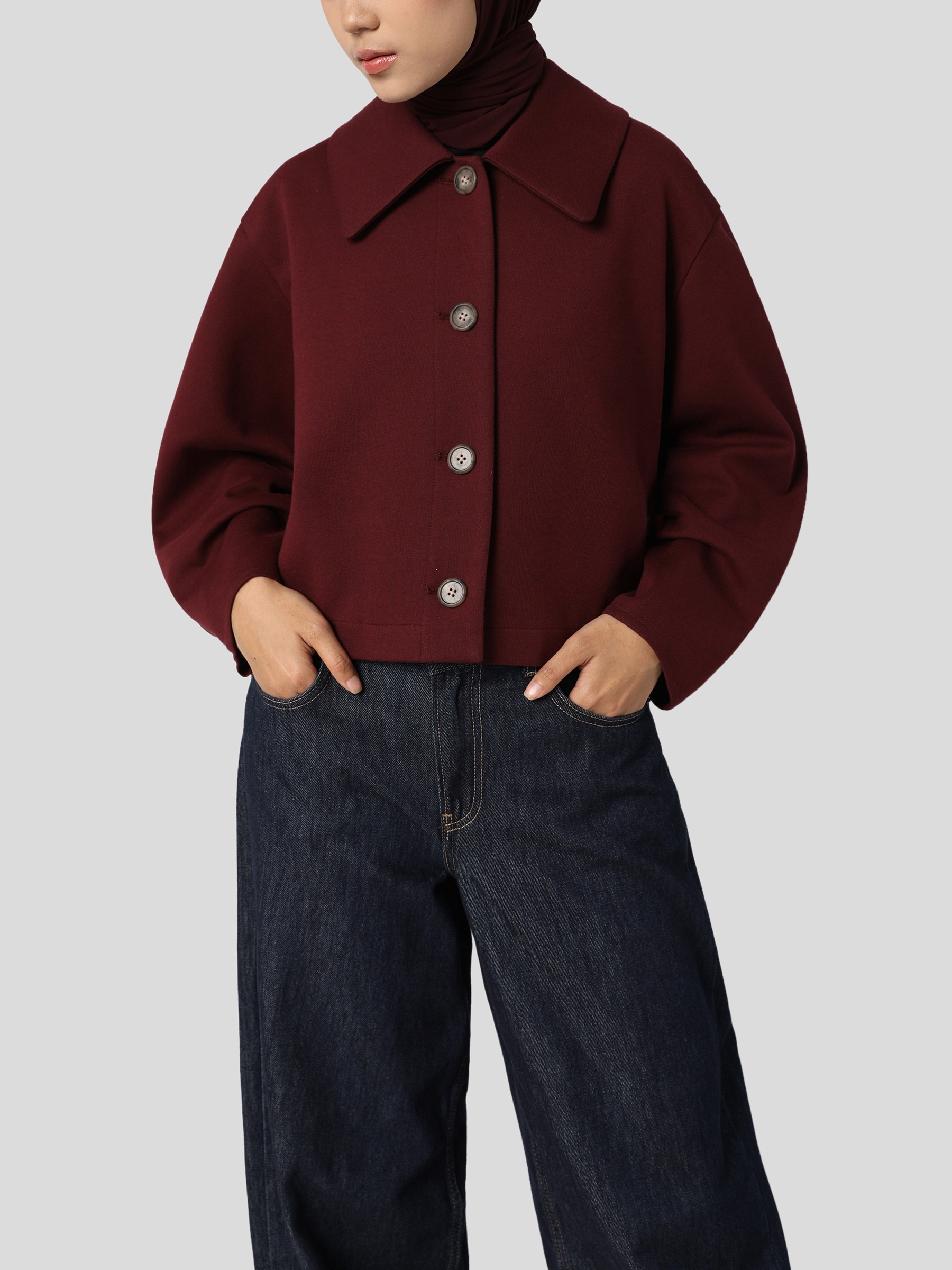 Sabamodest Bonded Cotton Tulip Jacket