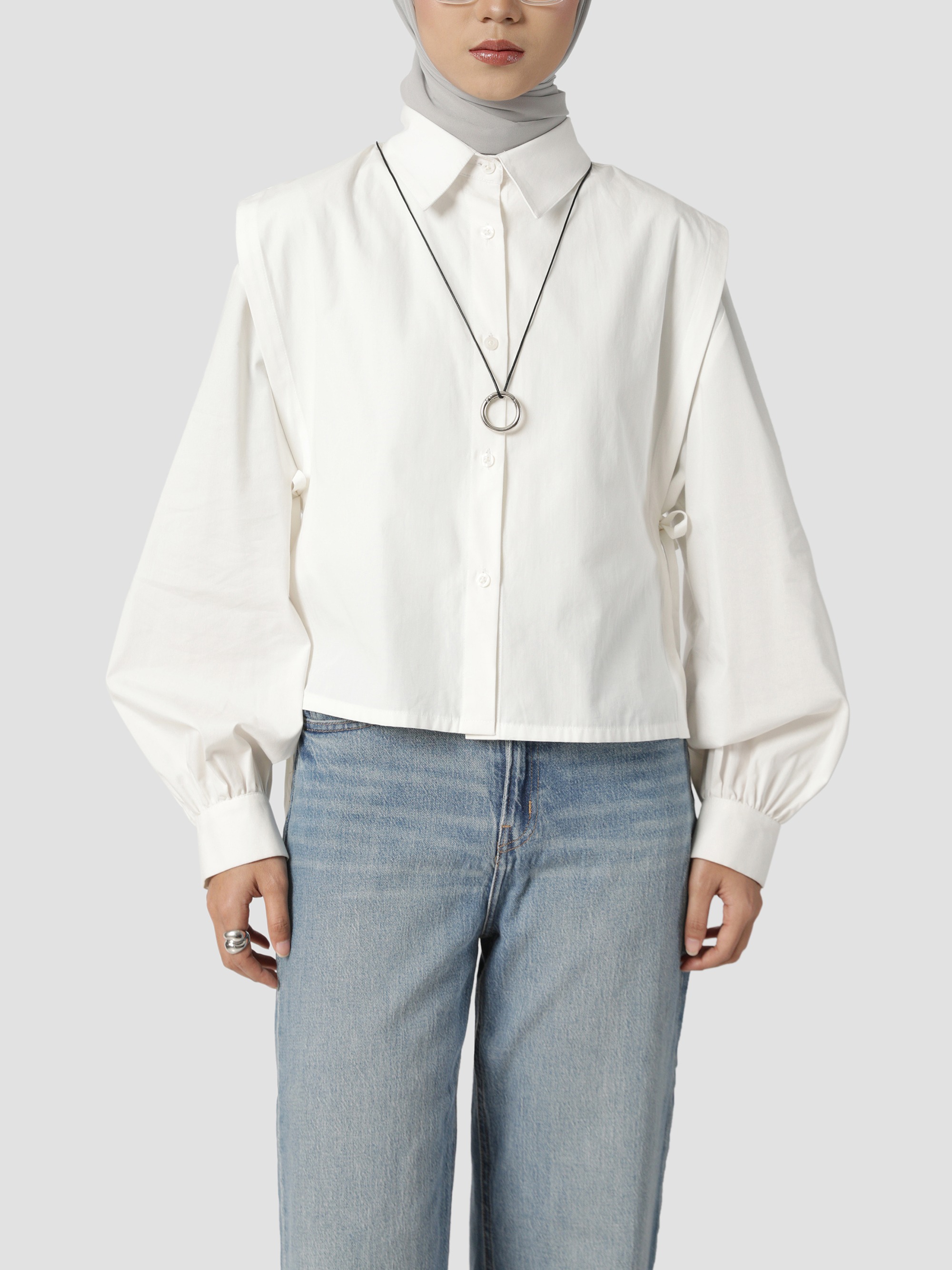 SALE Sabamodest Poplin Vest