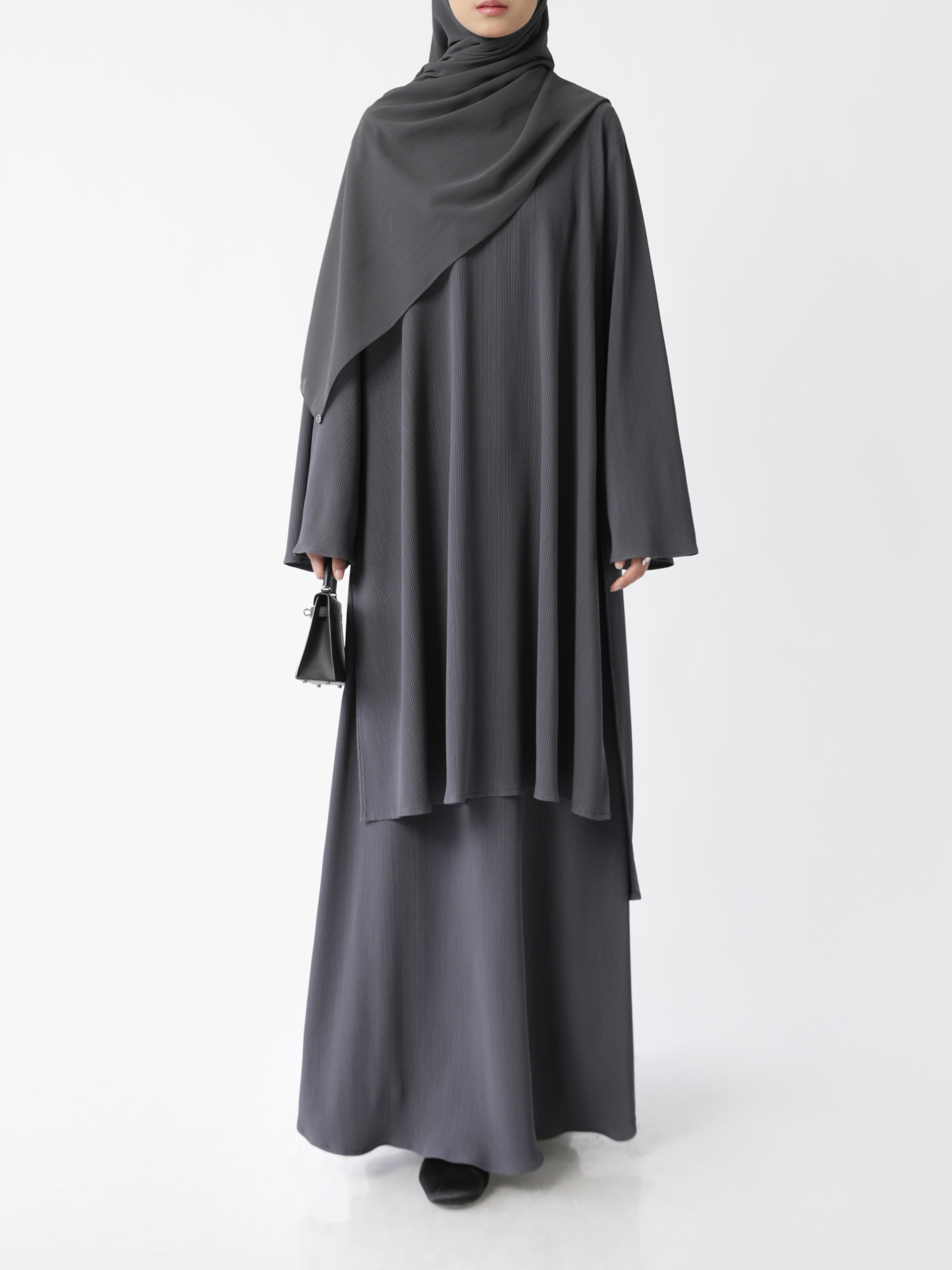 Sabamodest Long Melayu Pleats Set