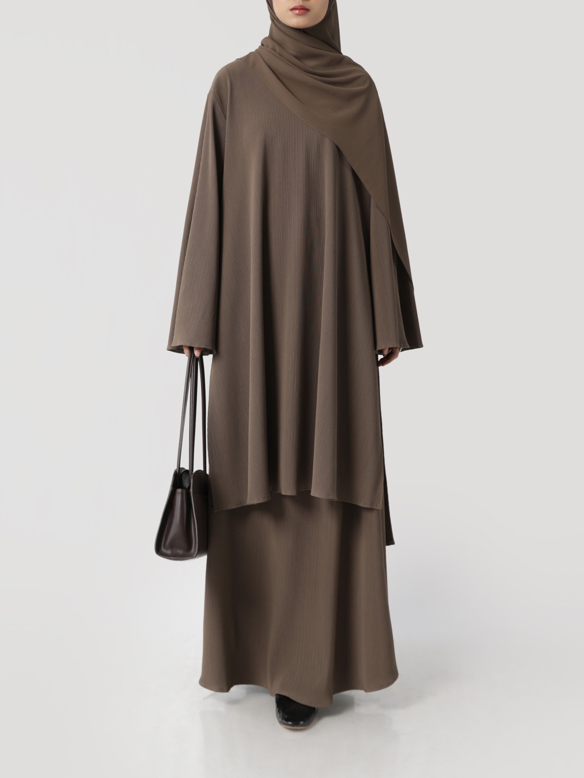 Sabamodest Long Melayu Pleats Set
