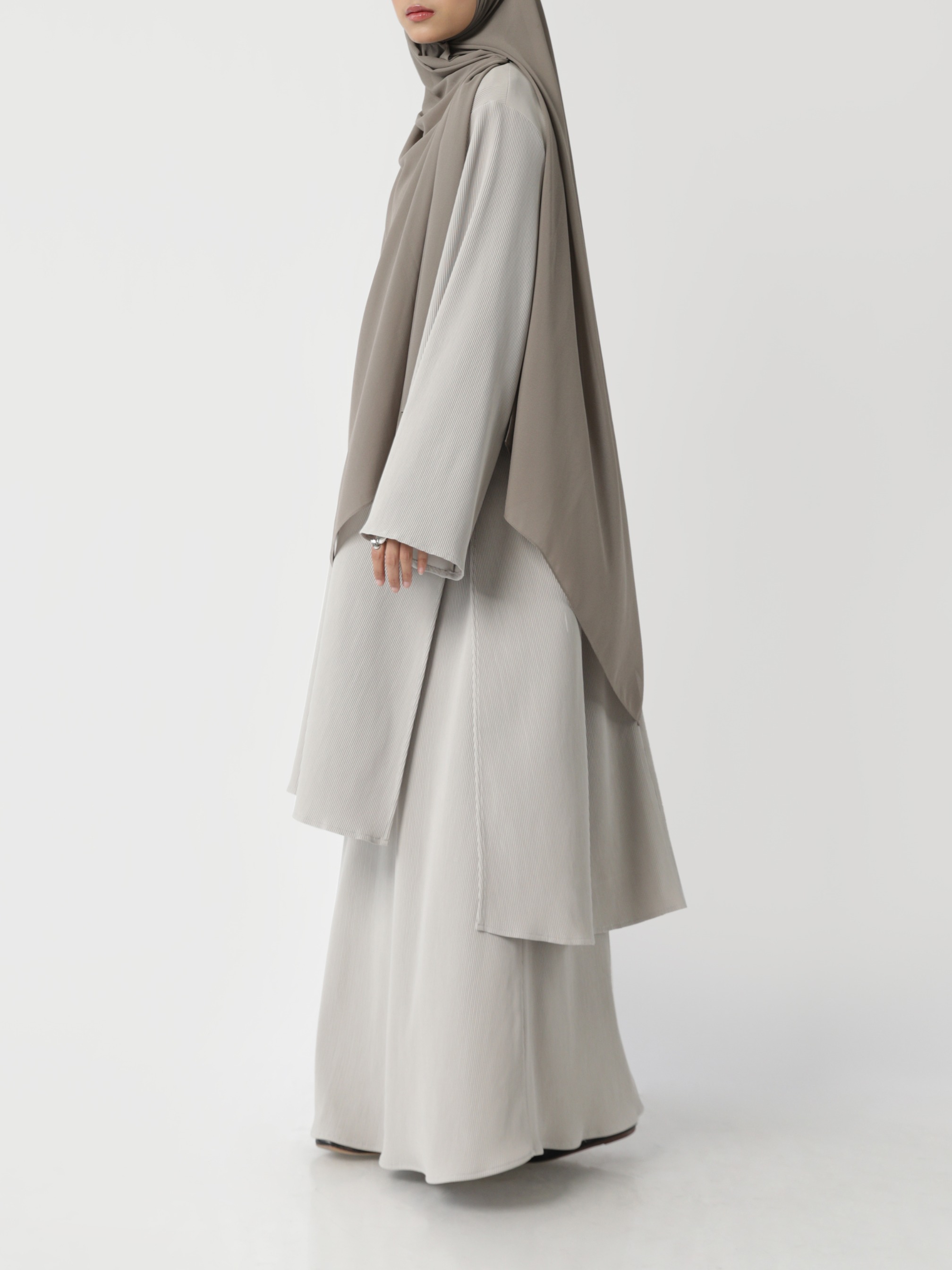 Sabamodest Long Melayu Pleats Set