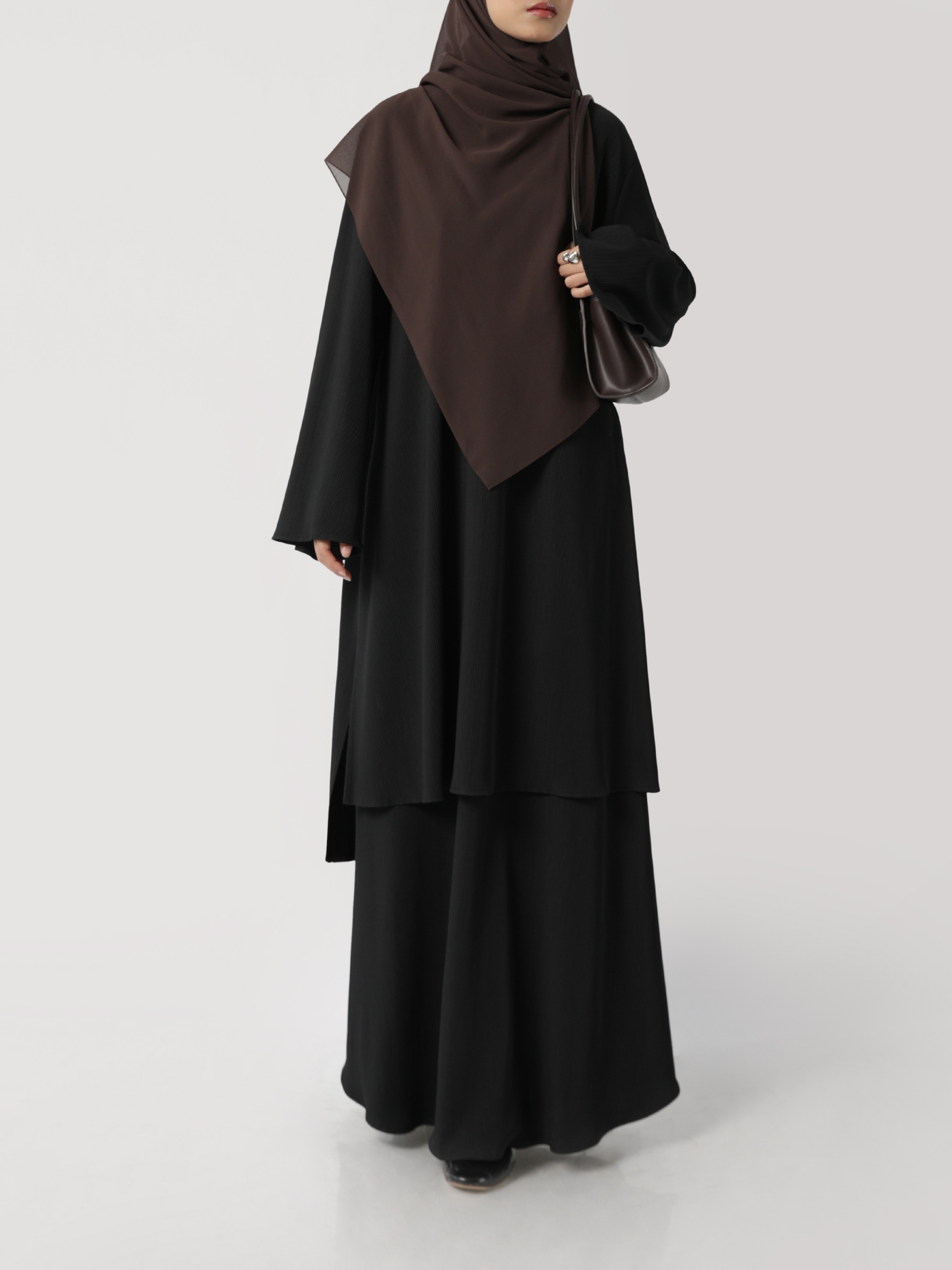 Sabamodest Long Melayu Pleats Set