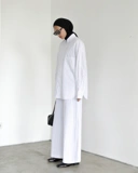 SALE Sabamodest Cotton & Linen Pleated Culottes