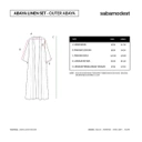 Sabamodest Abaya Linen Set