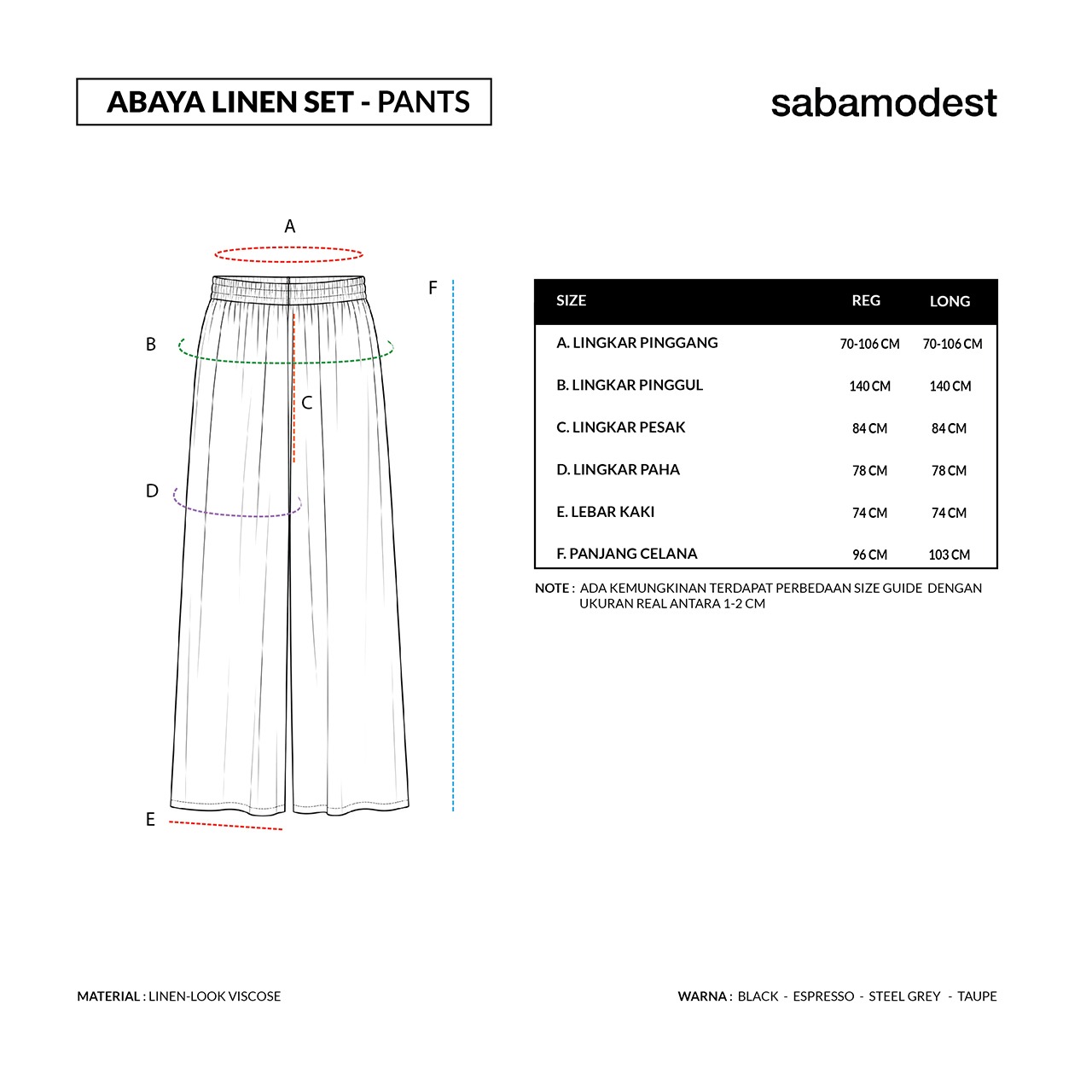 Sabamodest Abaya Linen Set