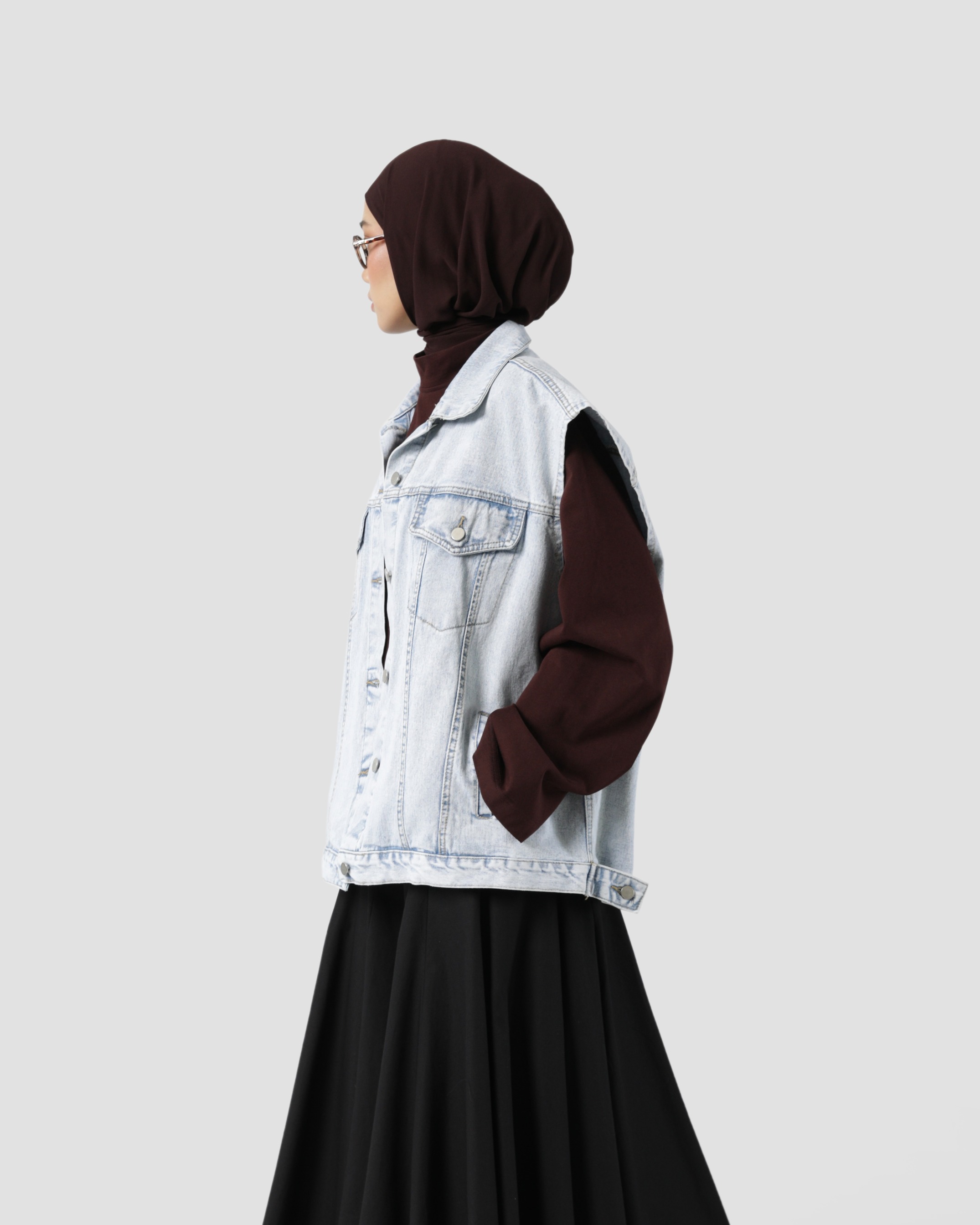 Sabamodest Sleeveless Denim Jacket