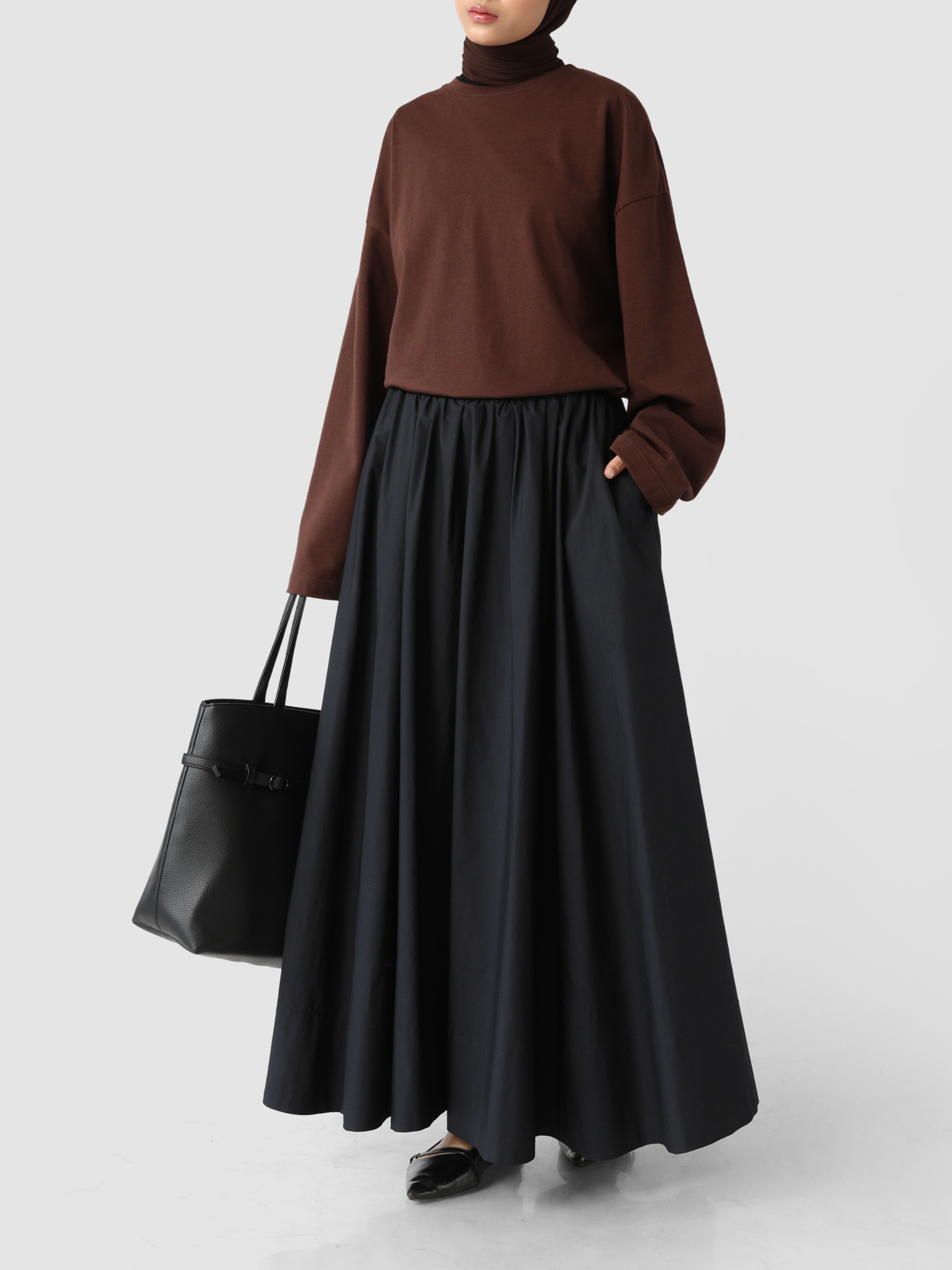 Sabamodest Luxe Poplin Skirt