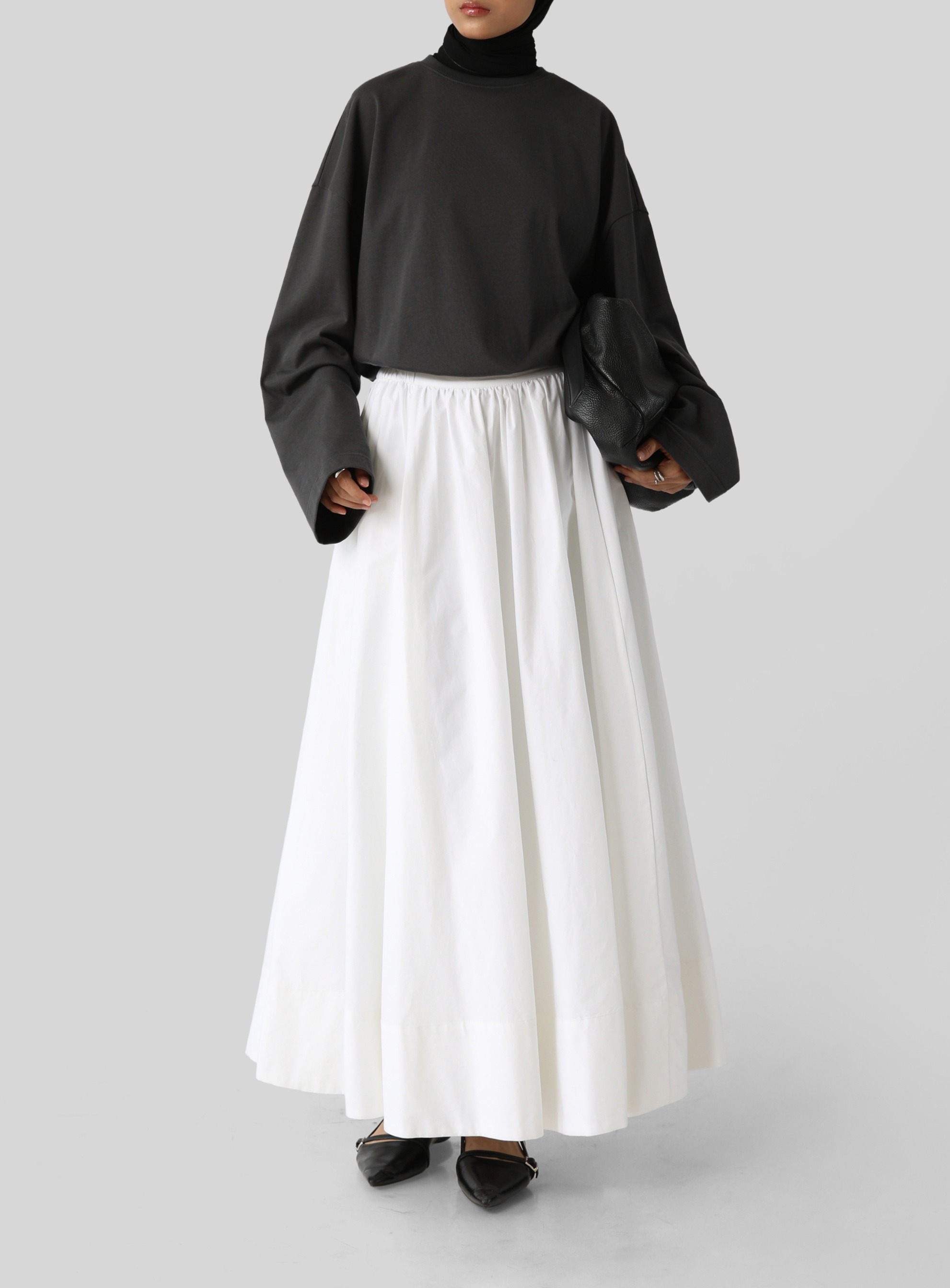 Sabamodest Luxe Poplin Skirt