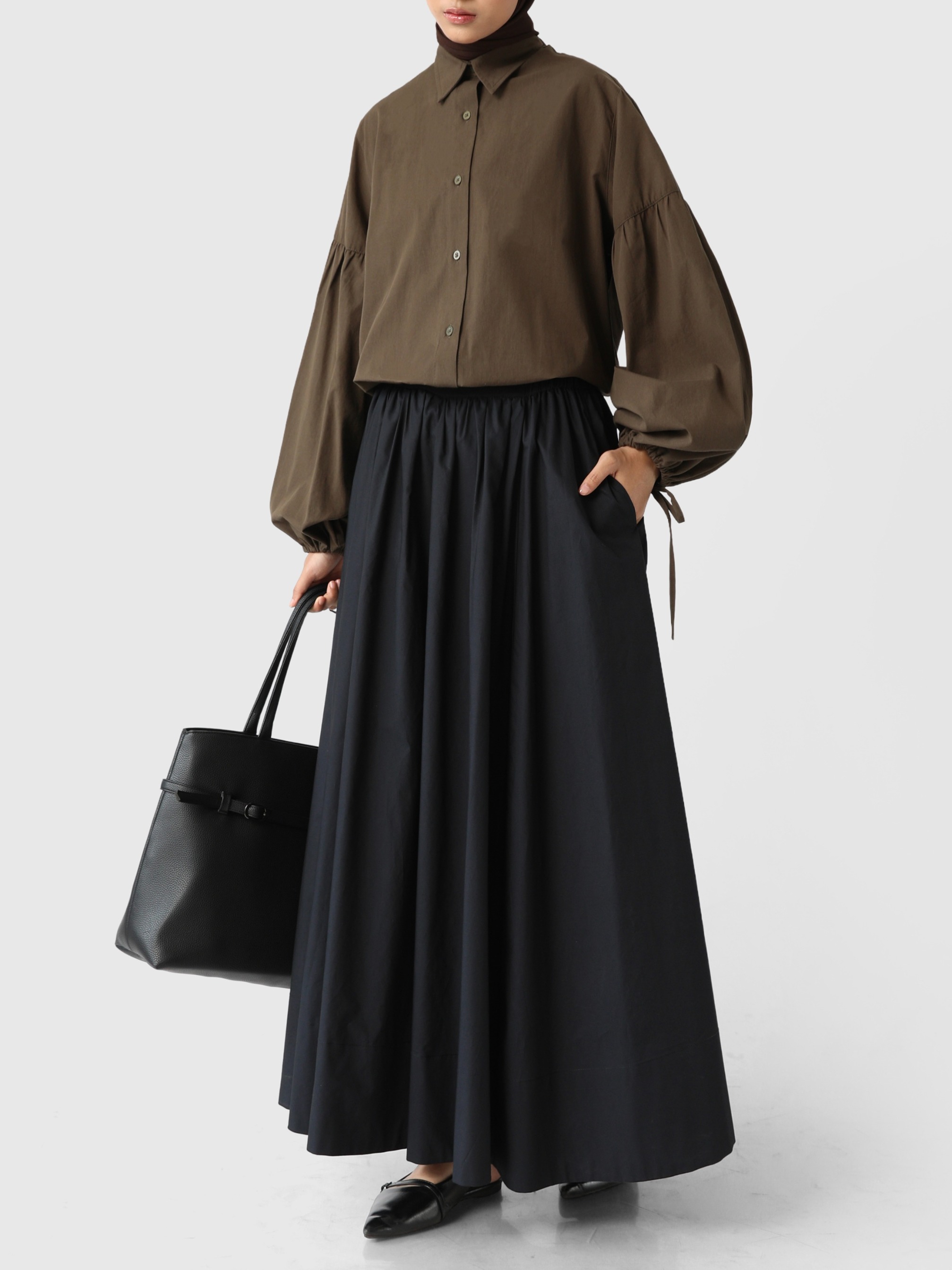 Sabamodest Luxe Poplin Skirt