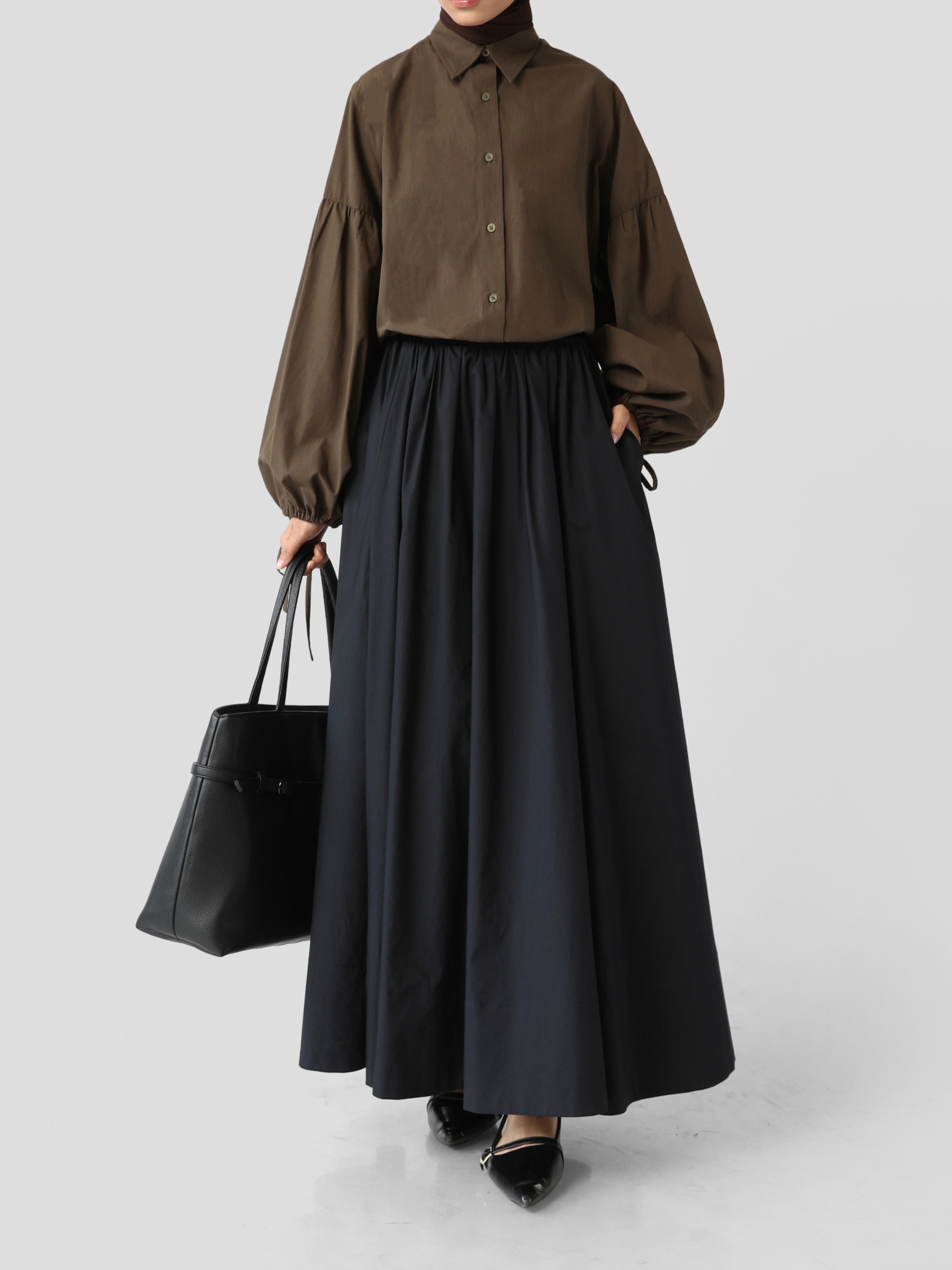 Sabamodest Luxe Poplin Skirt