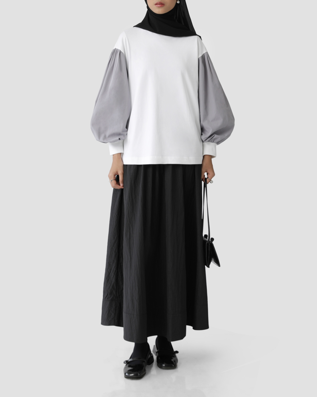 SALE Sabamodest Poplin Puff T-Shirt
