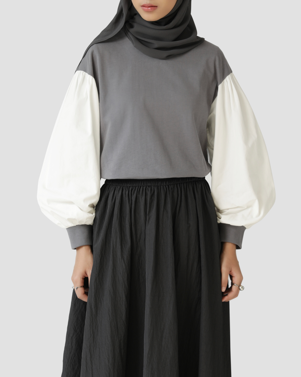 SALE Sabamodest Poplin Puff T-Shirt