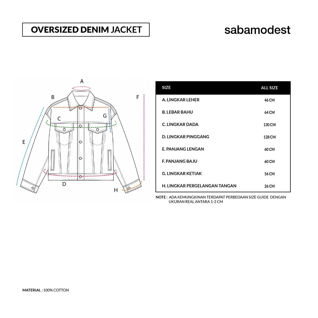 Sabamodest Oversized Denim Jacket