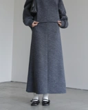 SALE Sabamodest Bonded Sweater & Bonded Zip Maxi Skirt