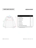 Sabamodest Puffy Knit Sweater with Extender