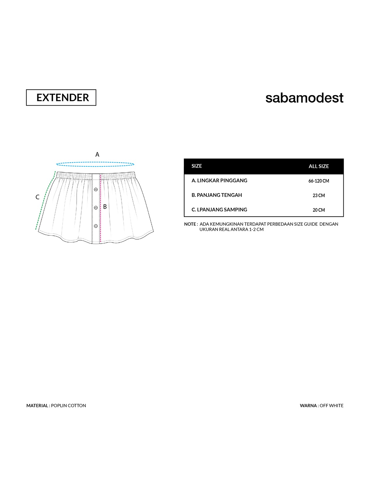 Sabamodest Puffy Knit Sweater with Extender