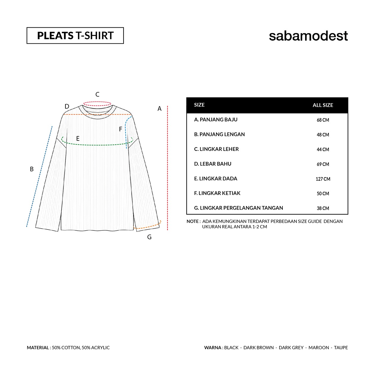 Sabamodest Pleats T-Shirt