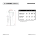 Sabamodest Pleated Barrel Trousers