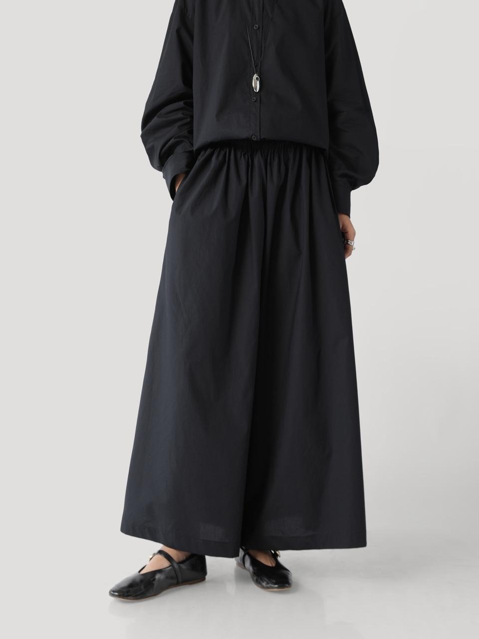 Sabamodest Poplin Loose Shirt & Adjustable Skirt Pants