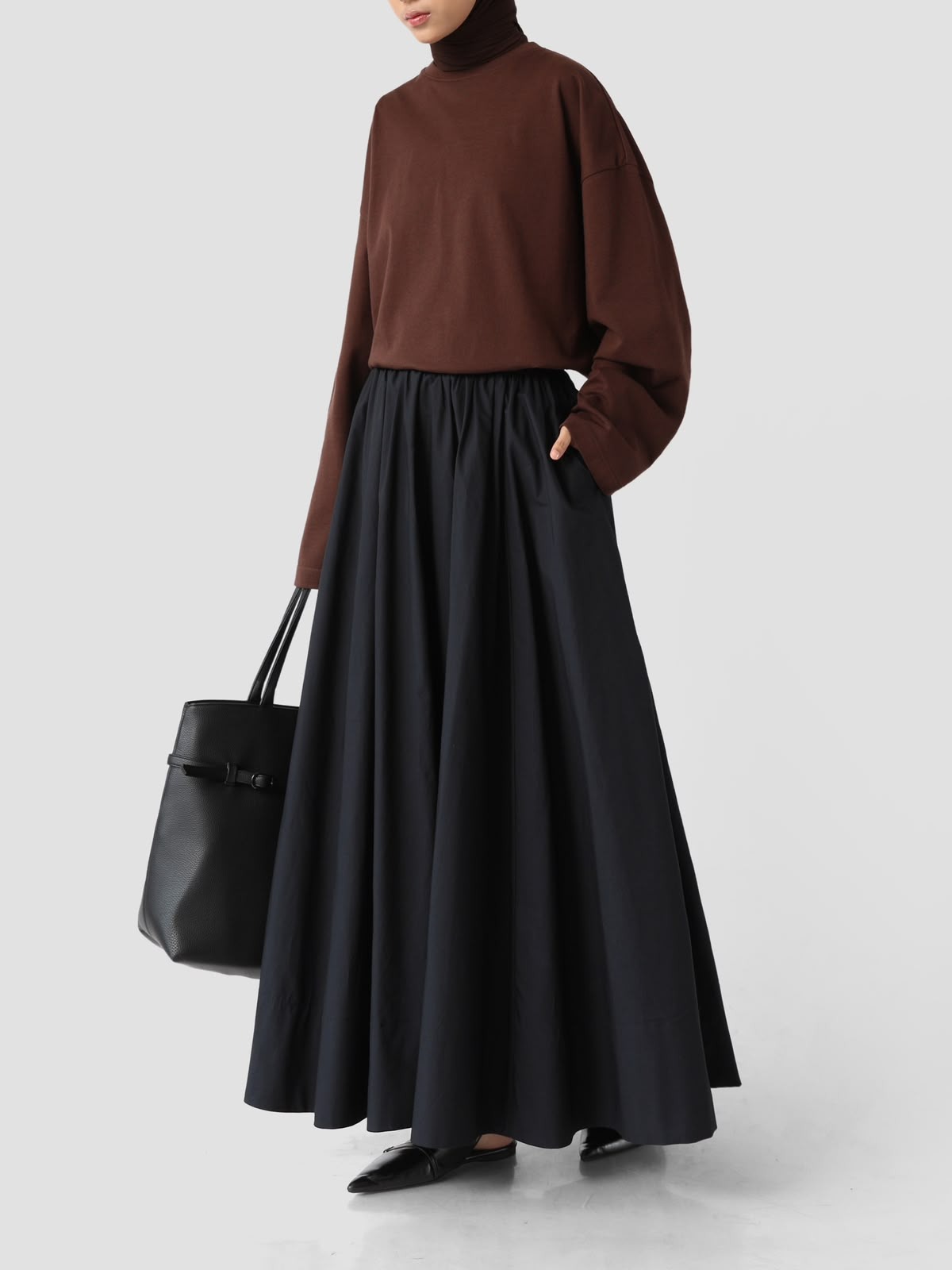Sabamodest Luxe Poplin Skirt
