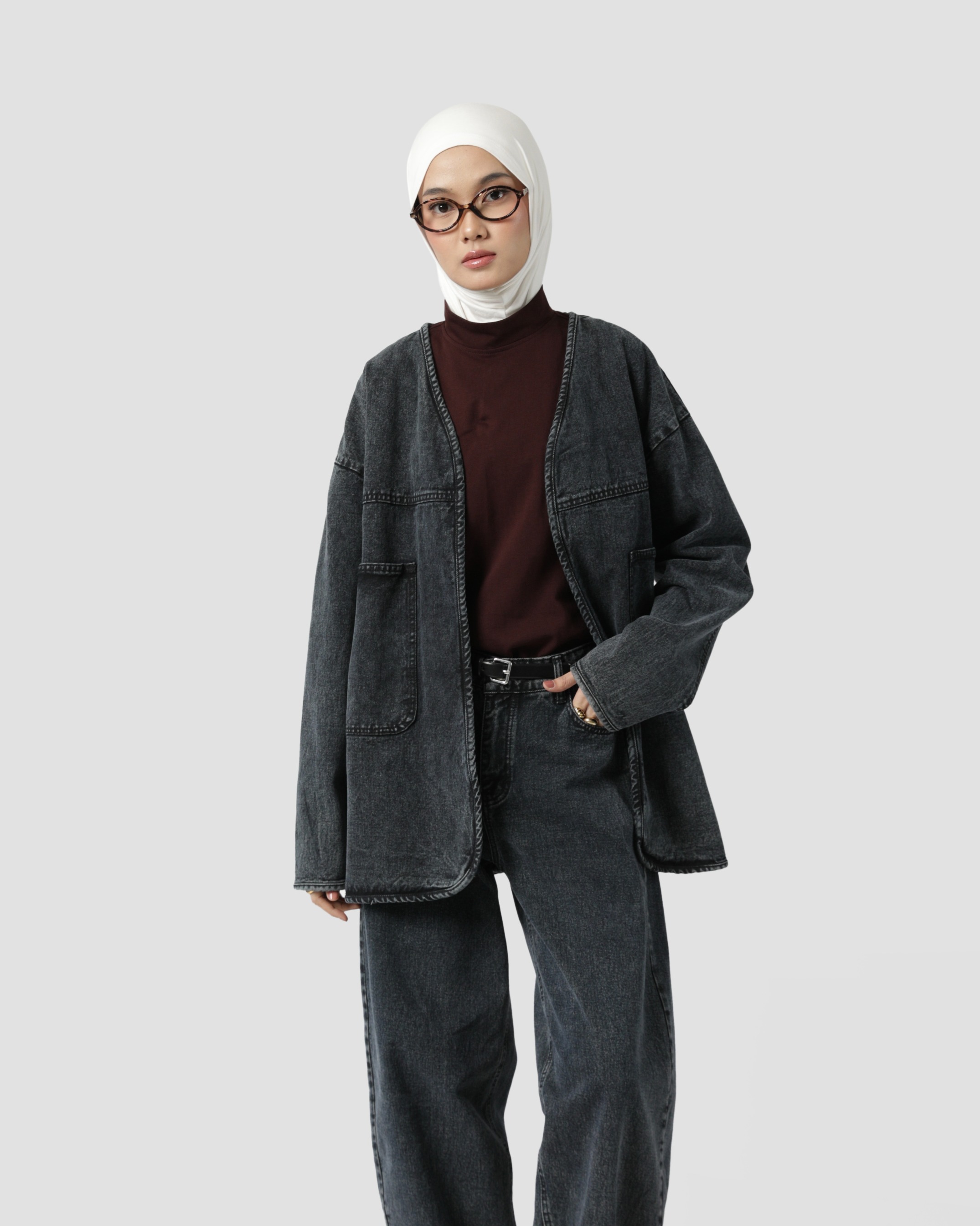 Sabamodest Denim Cardigan