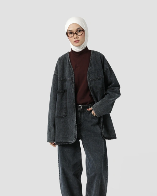 Image of Sabamodest Denim Cardigan