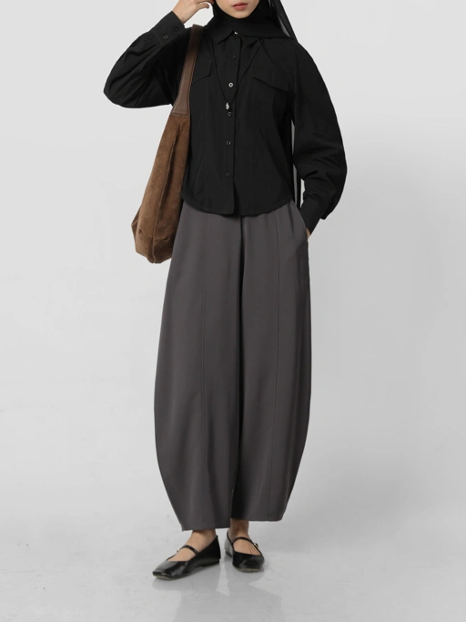 Image of Sabamodest Osaka Crepe Pants