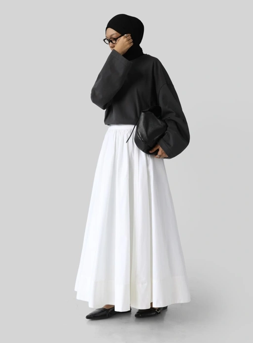 Sabamodest Luxe Poplin Skirt