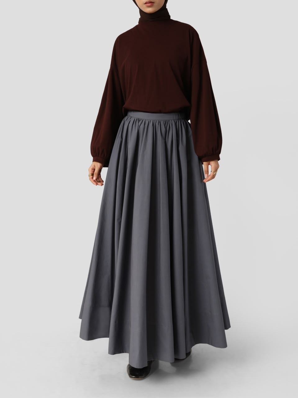 Sabamodest Luxe Poplin Skirt