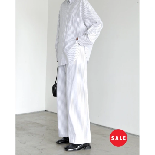Image of SALE Sabamodest Cotton & Linen Pleated Culottes