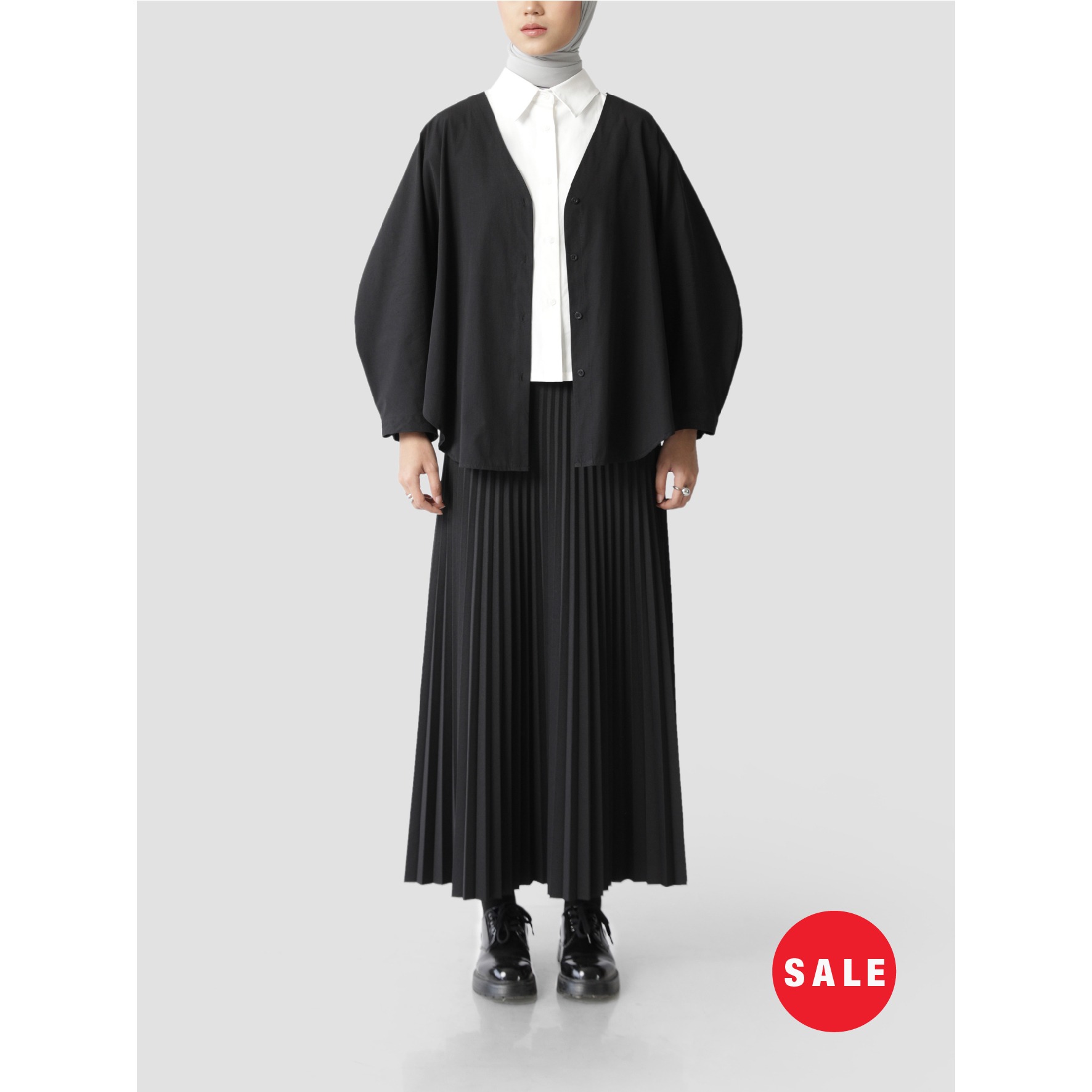 SALE Sabamodest Poplin V Shirt