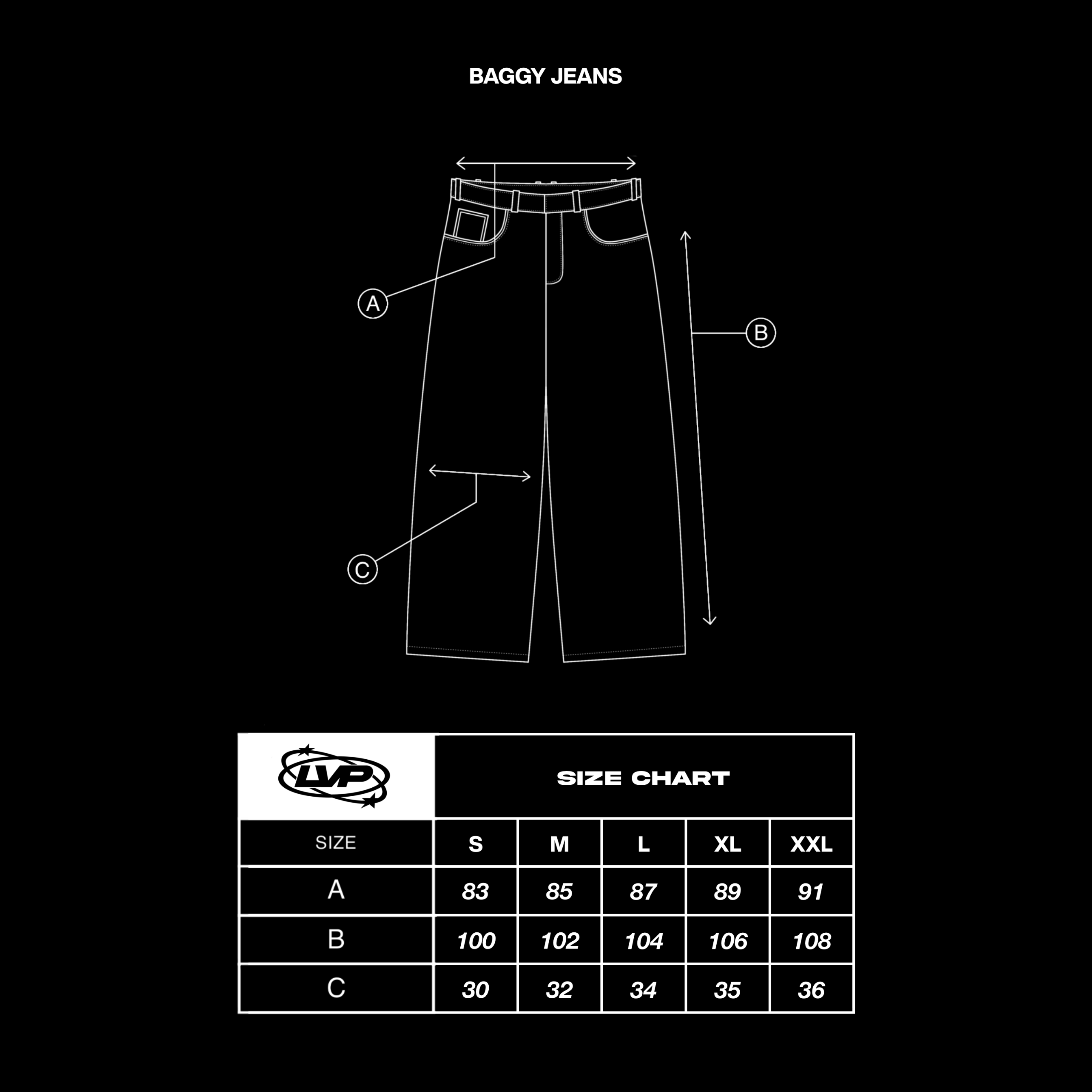 LVP - Baggy Jeans - Utility Pants