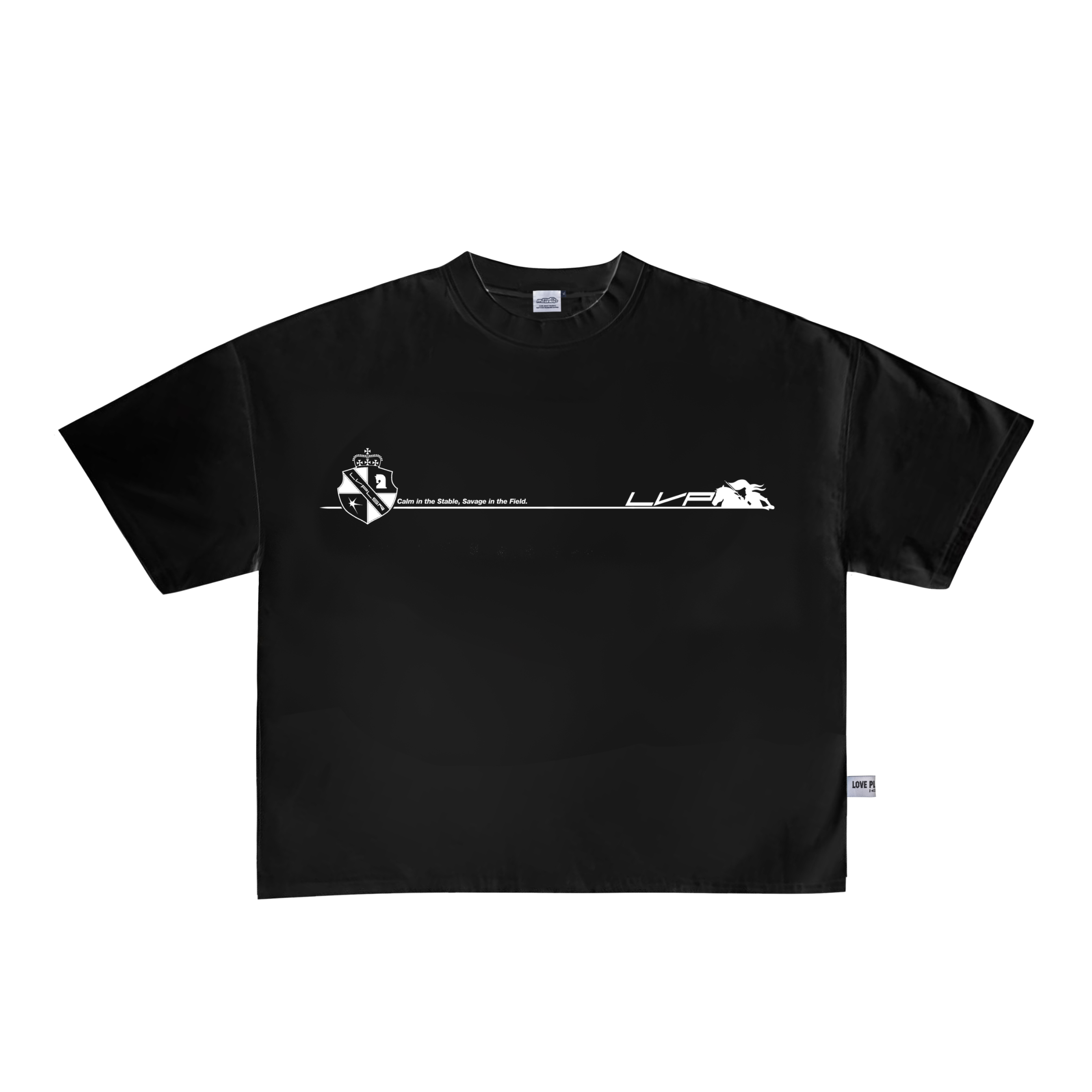 LVP - Boxy Oversize Tshirt - Black Statement