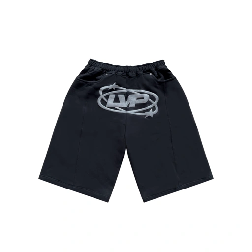 Image of LVP - Sweatpants Jorts - Black Veil