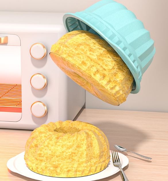 Loyang Kue Bolu Baking Serbaguna Bahan Silikon Anti Lengket Food Grade Tahan Panas Hingga 230°C